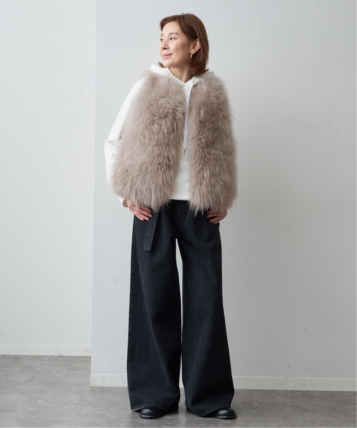 Cashmere Fur gilet（ジレ）｜VERMEIL par iena（ヴェルメイユ パー