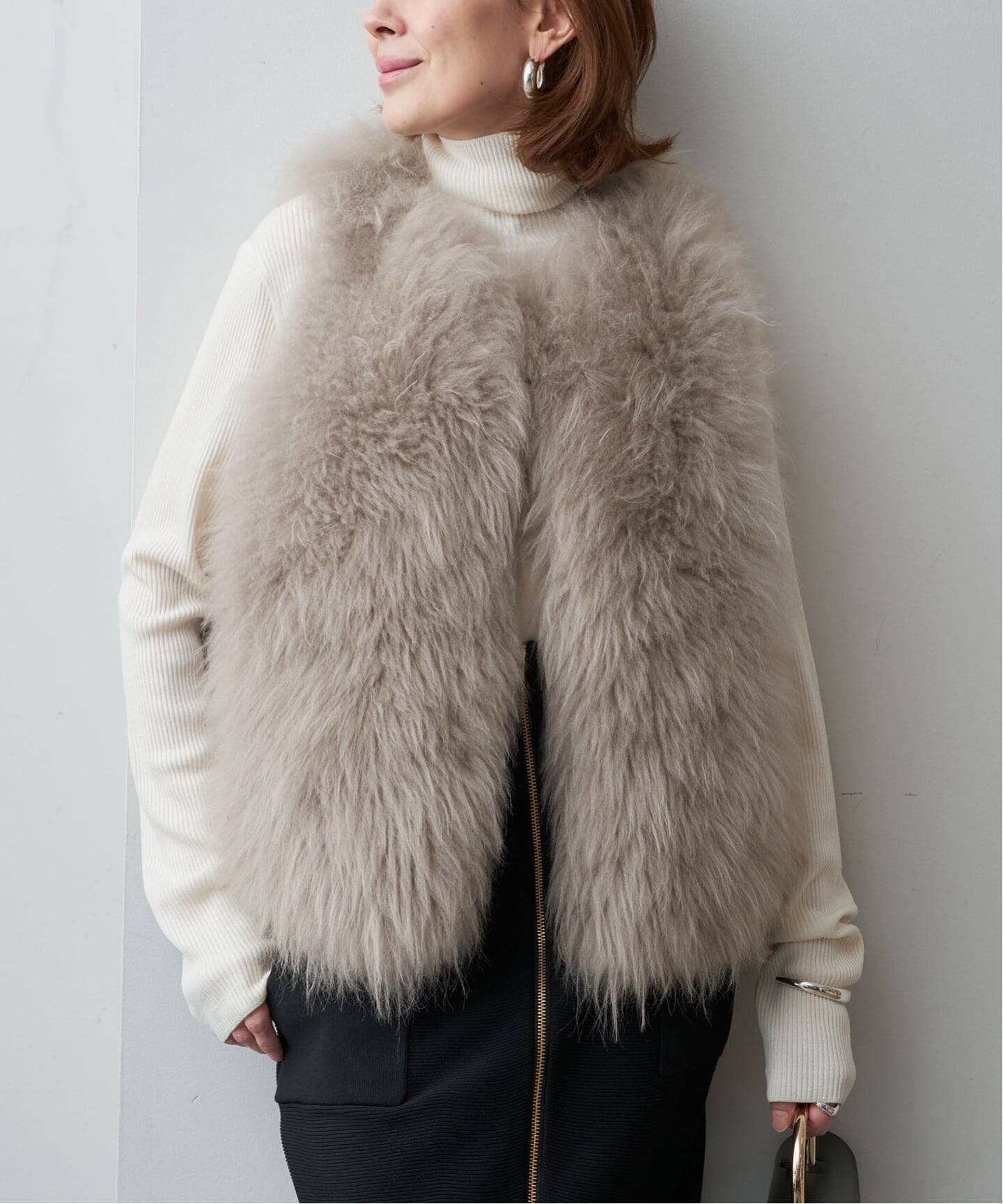 Cashmere Fur gilet（ジレ）｜VERMEIL par iena（ヴェルメイユ パー 