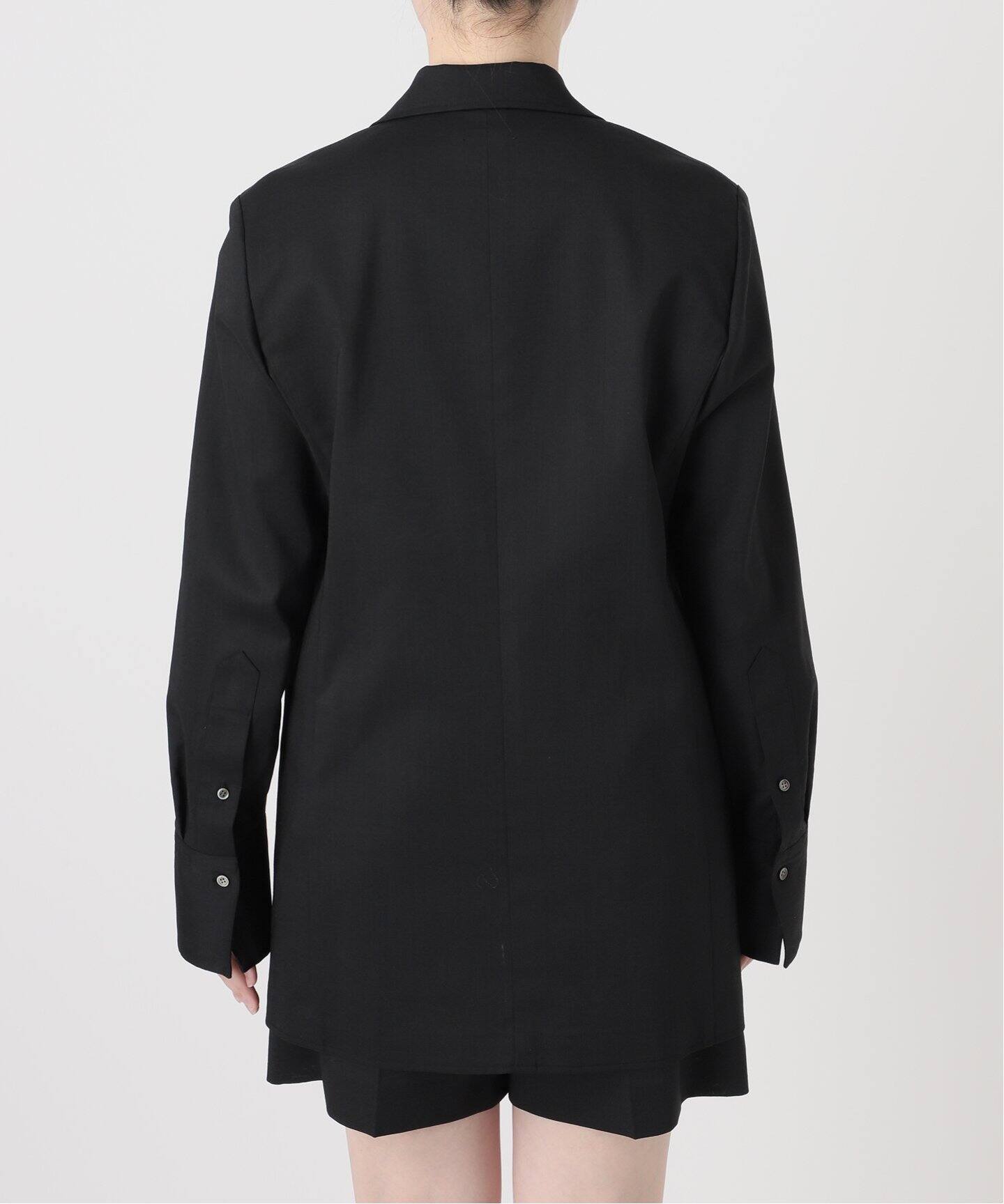 【美品】ヴェルメイユパーイエナ　2024年 softジャケット ブラック　38 美品】ヴェルメイユパーイエナ 2024年 softジャケット ブラック