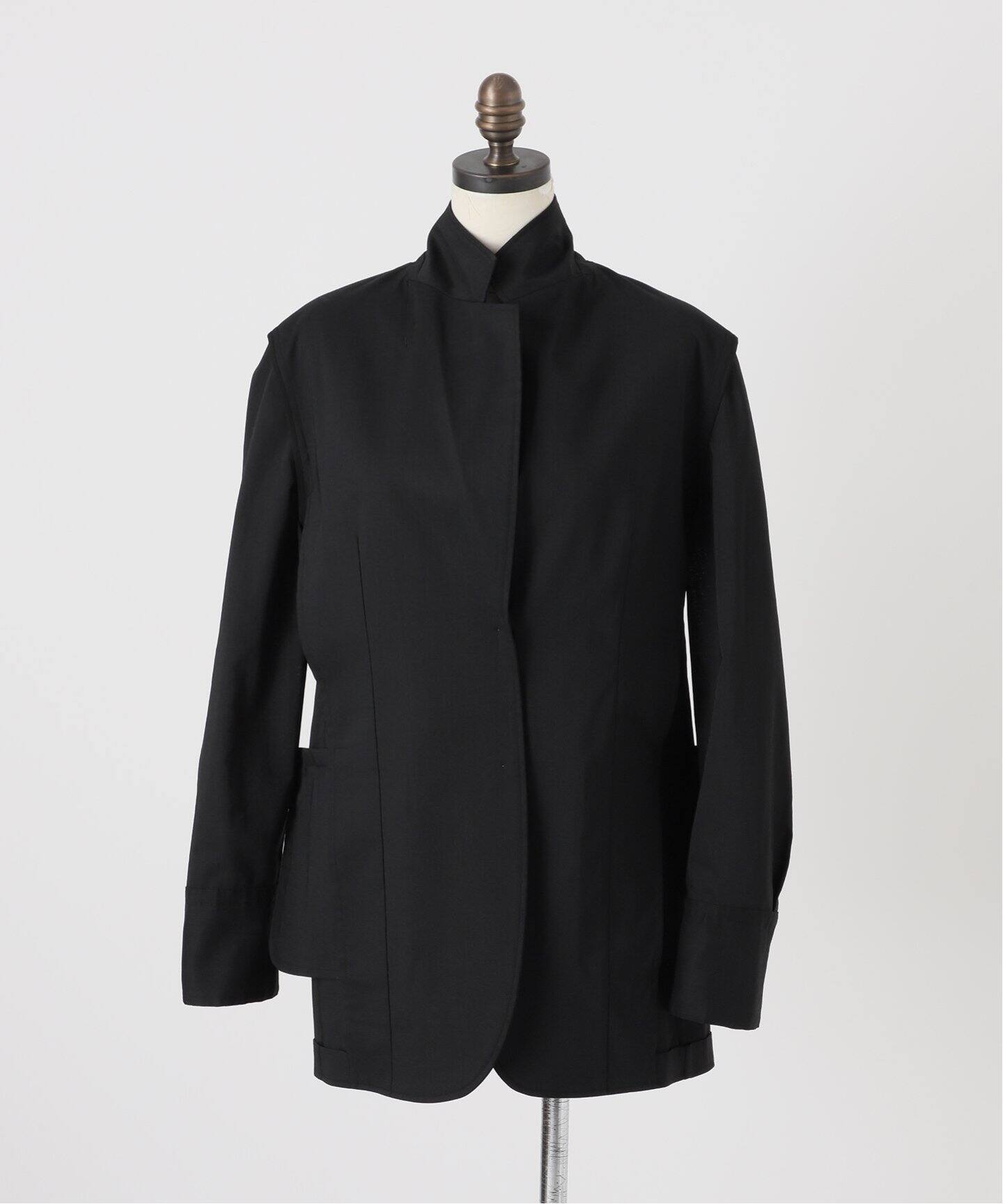 【美品】ヴェルメイユパーイエナ　2024年 softジャケット ブラック　38 美品】ヴェルメイユパーイエナ 2024年 softジャケット ブラック