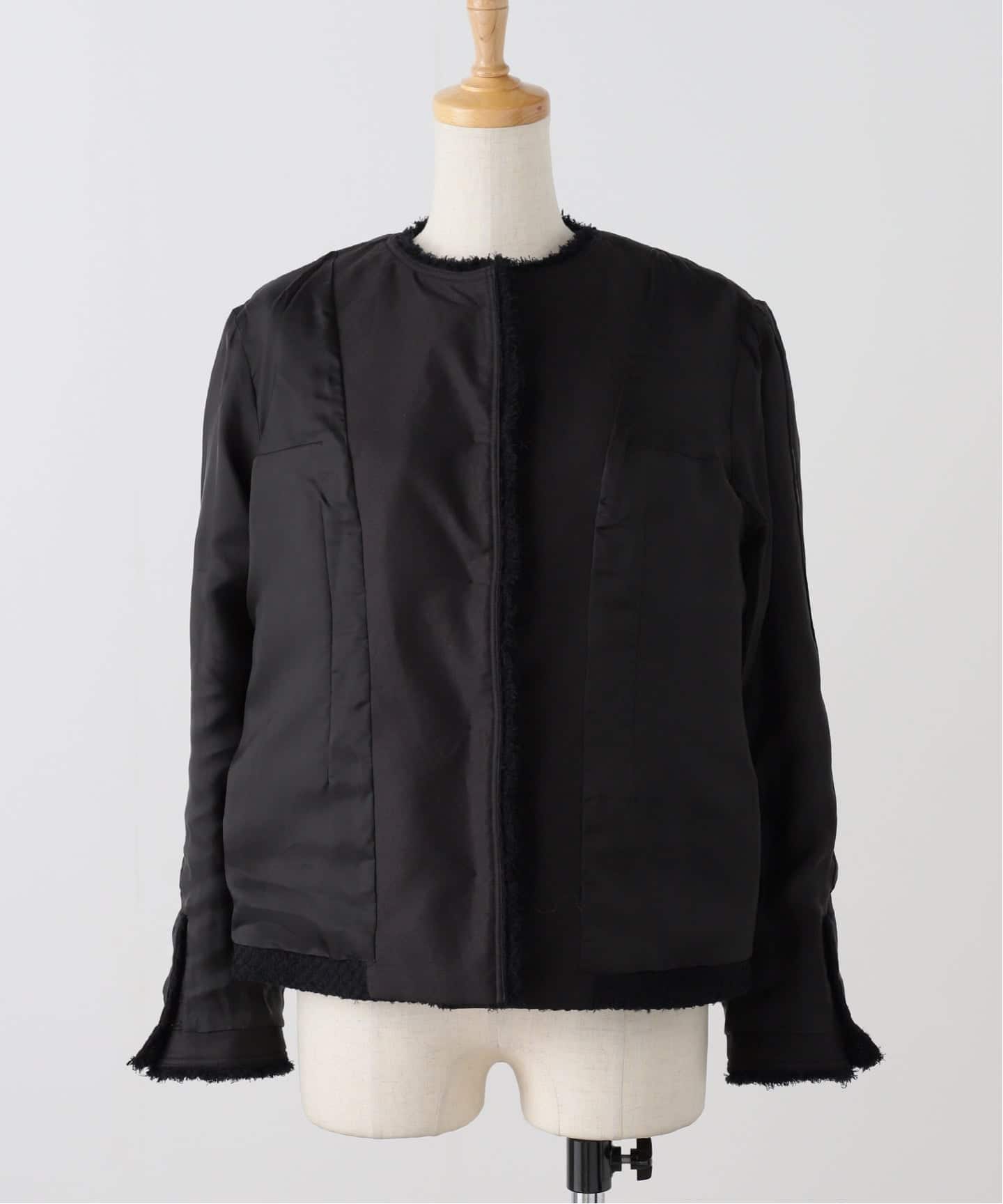 Wool Tweed ジャケット（ノーカラージャケット）｜VERMEIL par iena