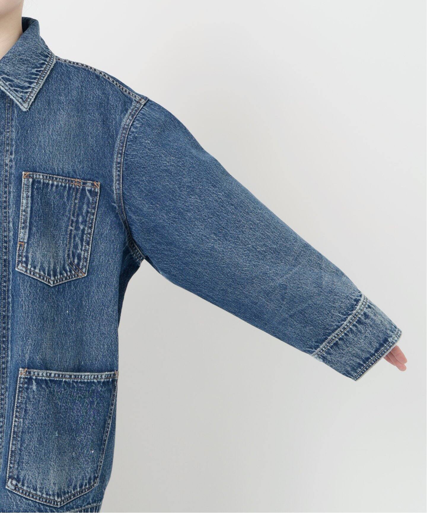 イエナ　リメイクデニムジャケ NEEDBY heritage N0.19 Coveralls N1V9V09373YV（デニム