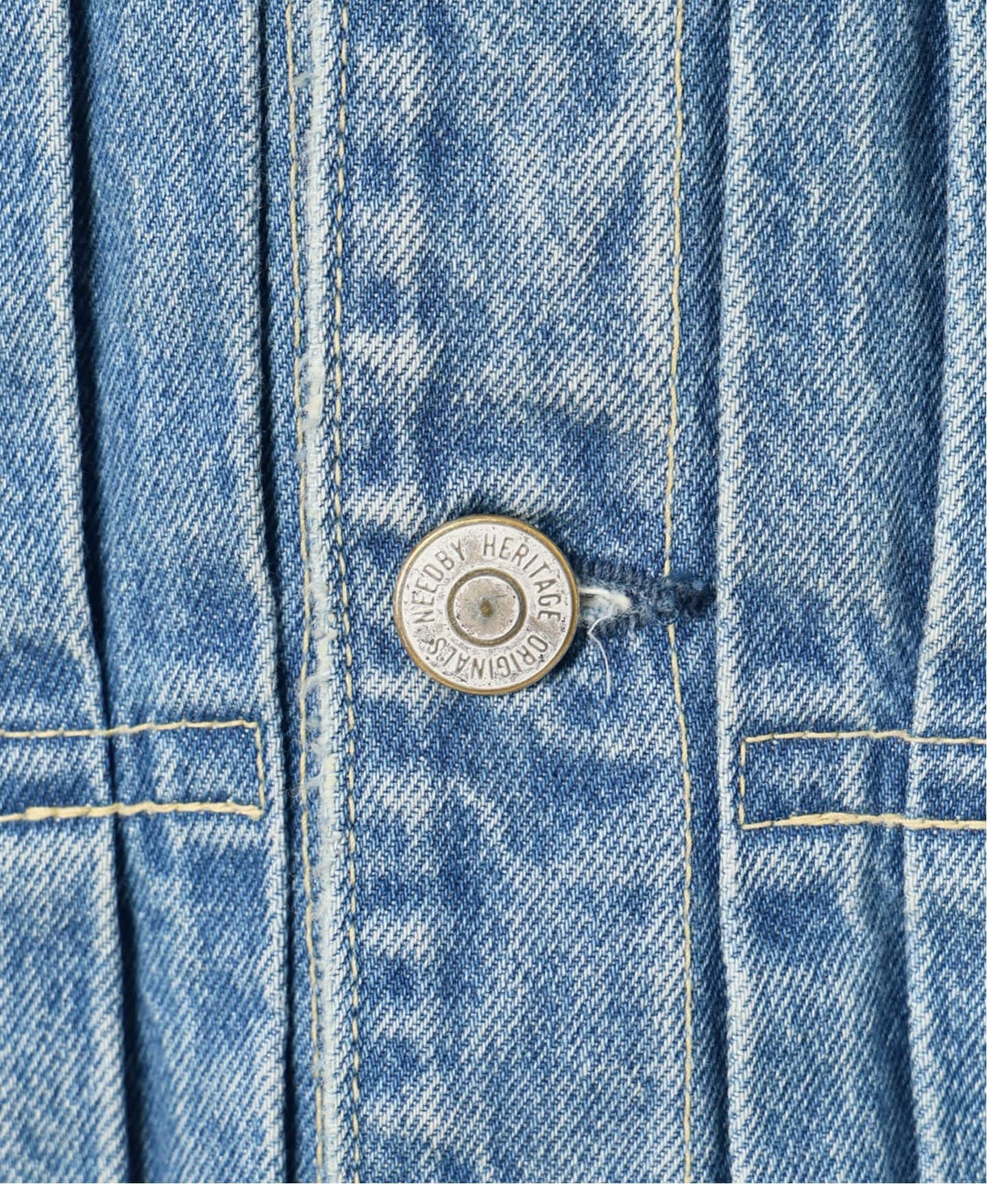IENA デニムジャケットNEEDBY THE VINTAGE M NEEDBY heritage ニードバイ ヘリテージ Vintage NO.1 15years