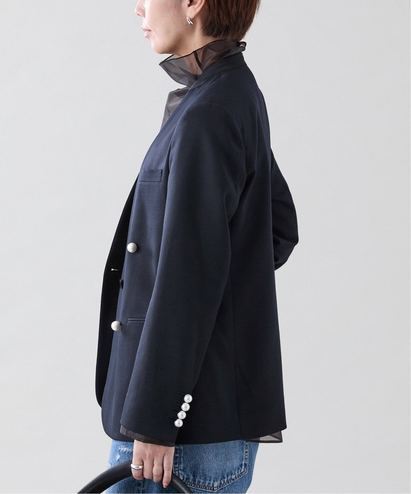 CINOH （チノ）Black Formal No Coller ジャケット BKJK-001（ノー  