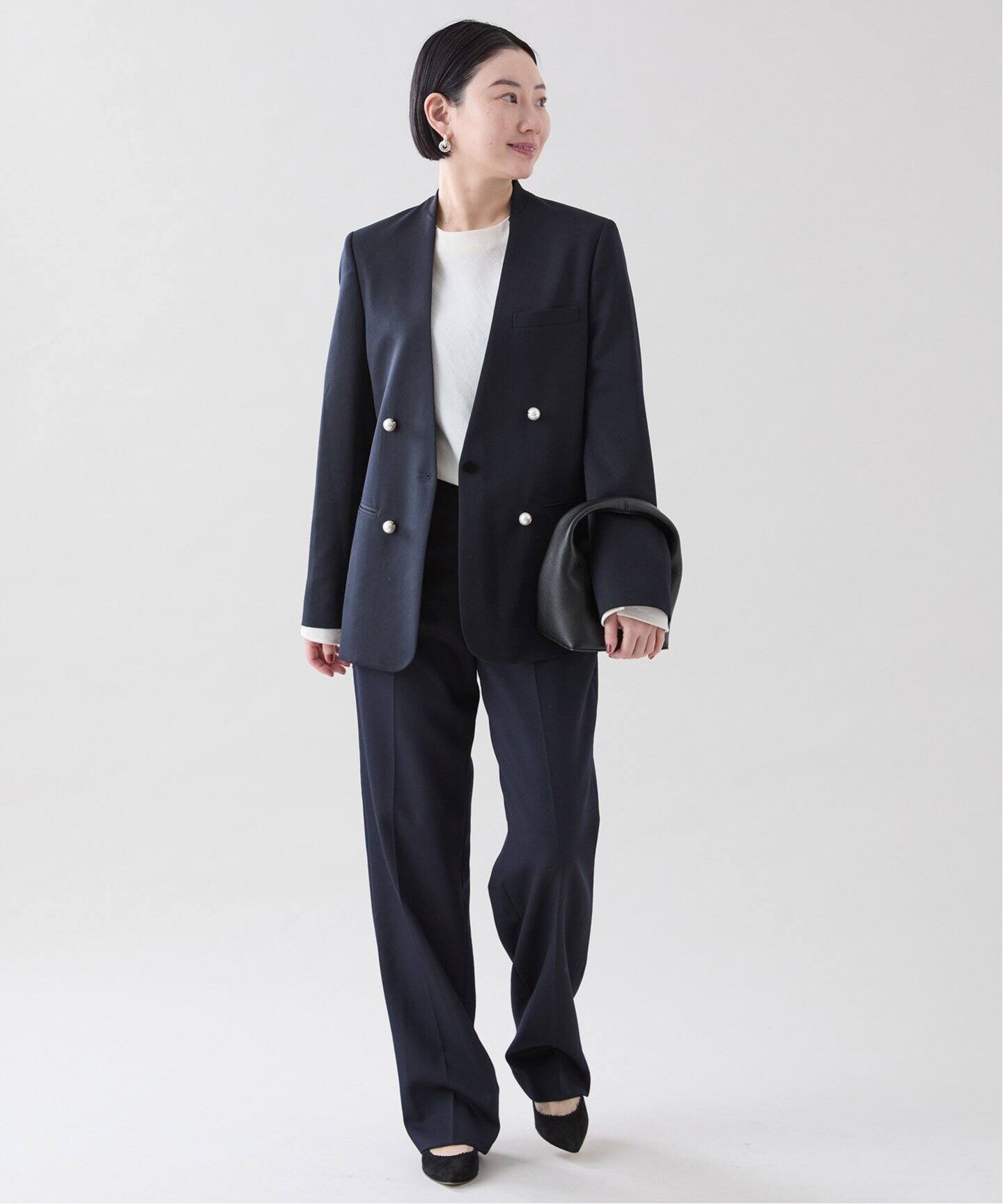 CINOH （チノ）Black Formal No Coller ジャケット BKJK-001（ノー 