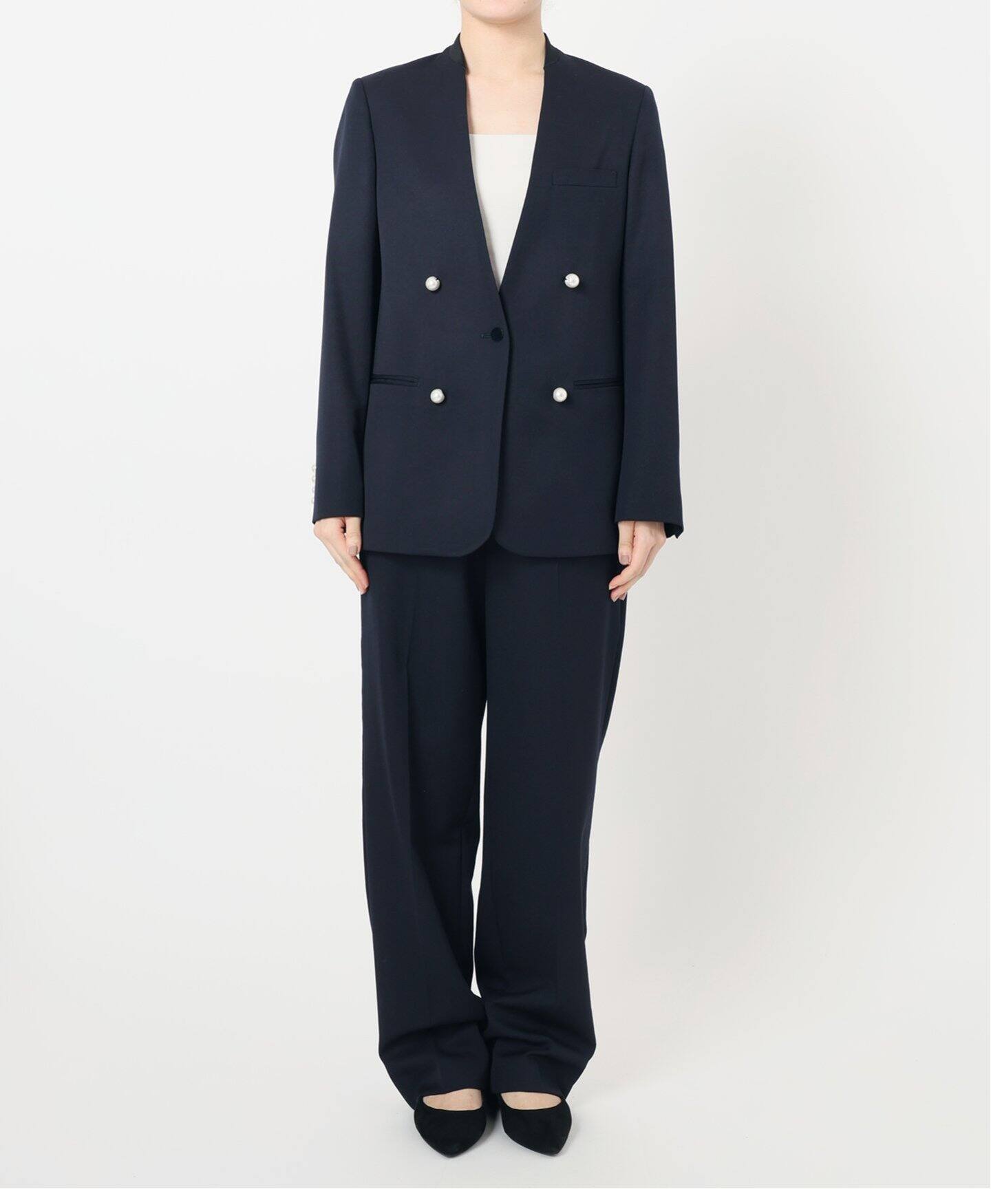 CINOH （チノ）Black Formal No Coller ジャケット BKJK-001（ノー 