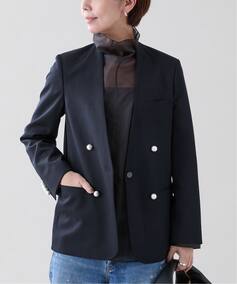 VERMEIL par iena｜ヴェルメイユ パー イエナのノーカラージャケット  