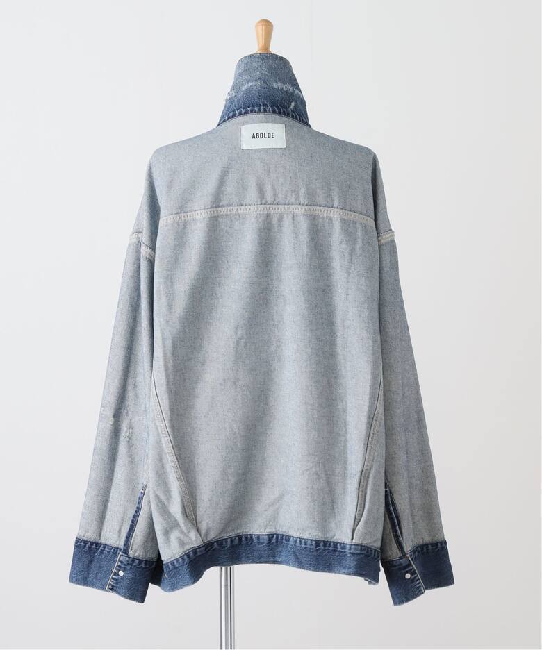 AGOLDE エーゴールドイー REWORKED WAYNE JACKET A5045-1 652（デニムジャケット）｜VERMEIL par ...