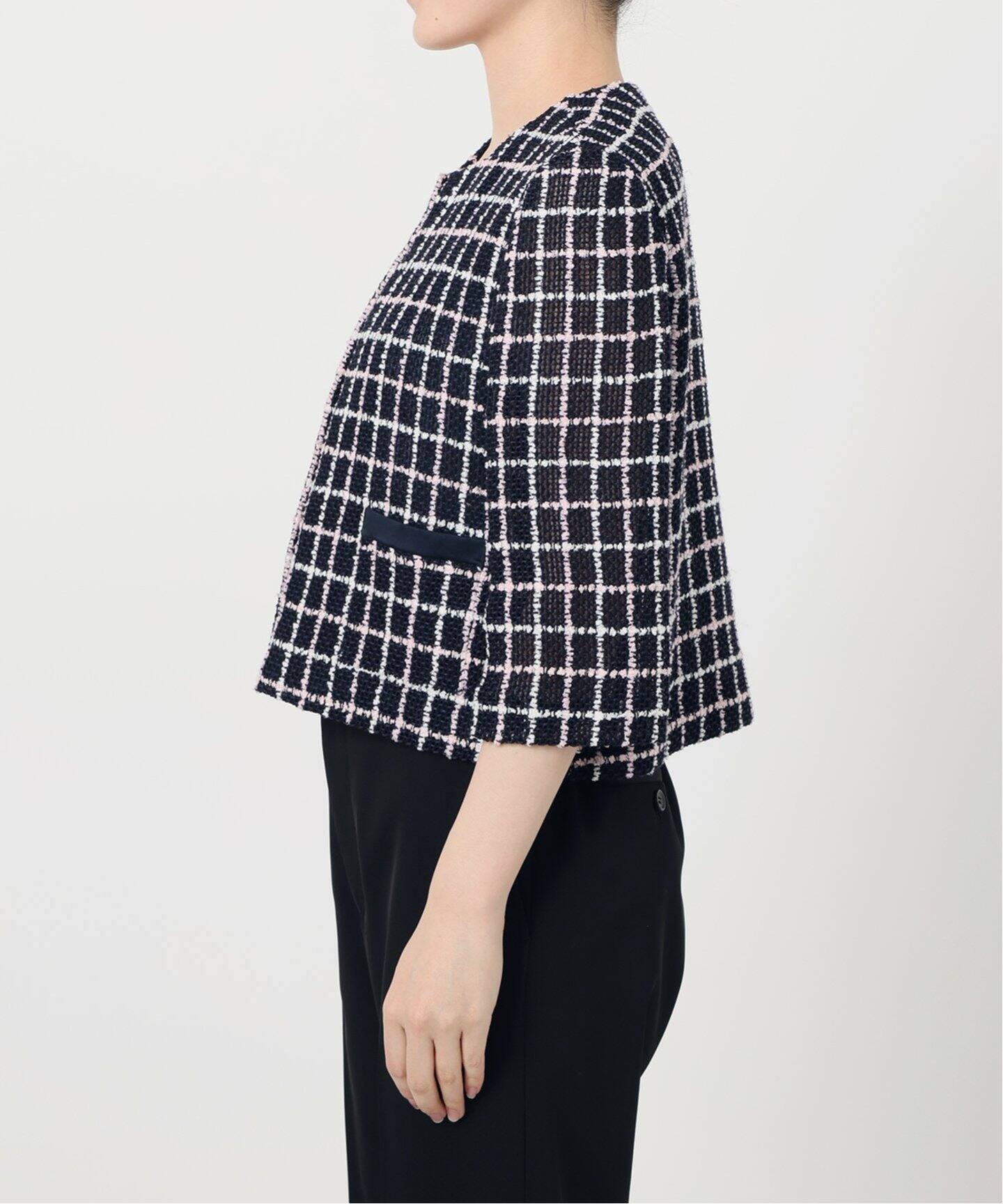 saqui ツイードジャケット 新品未使用 36