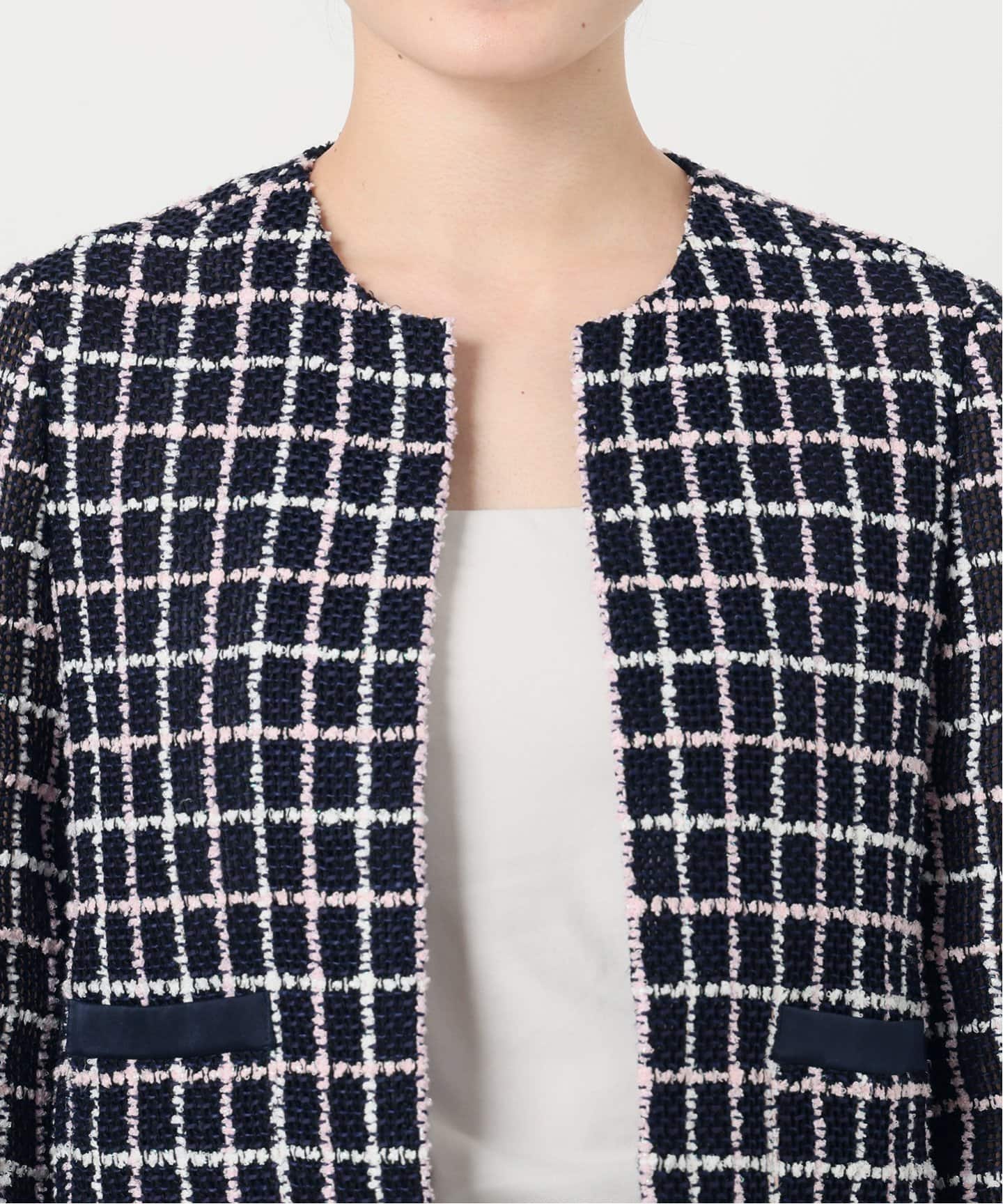 saqui ツイードジャケット 新品未使用 36