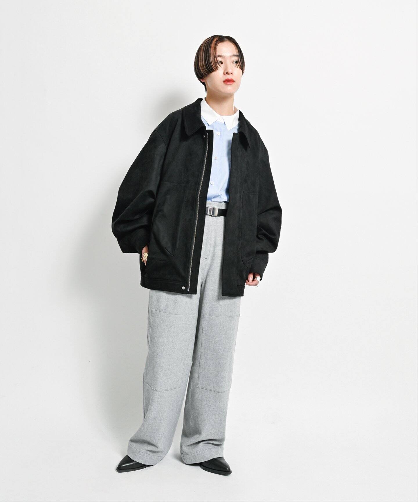 FAUX SUEDE VOLUME ブルゾン（その他ブルゾン／アウター）｜CITYSHOP 