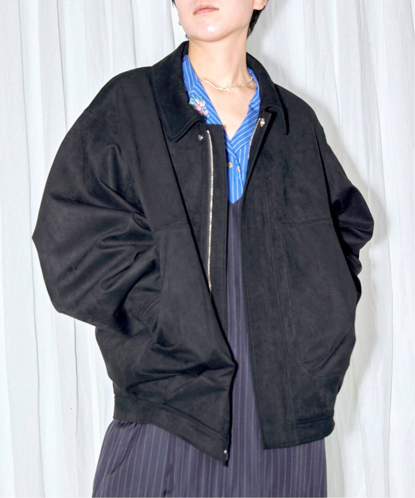FAUX SUEDE VOLUME ブルゾン（その他ブルゾン／アウター）｜CITYSHOP 