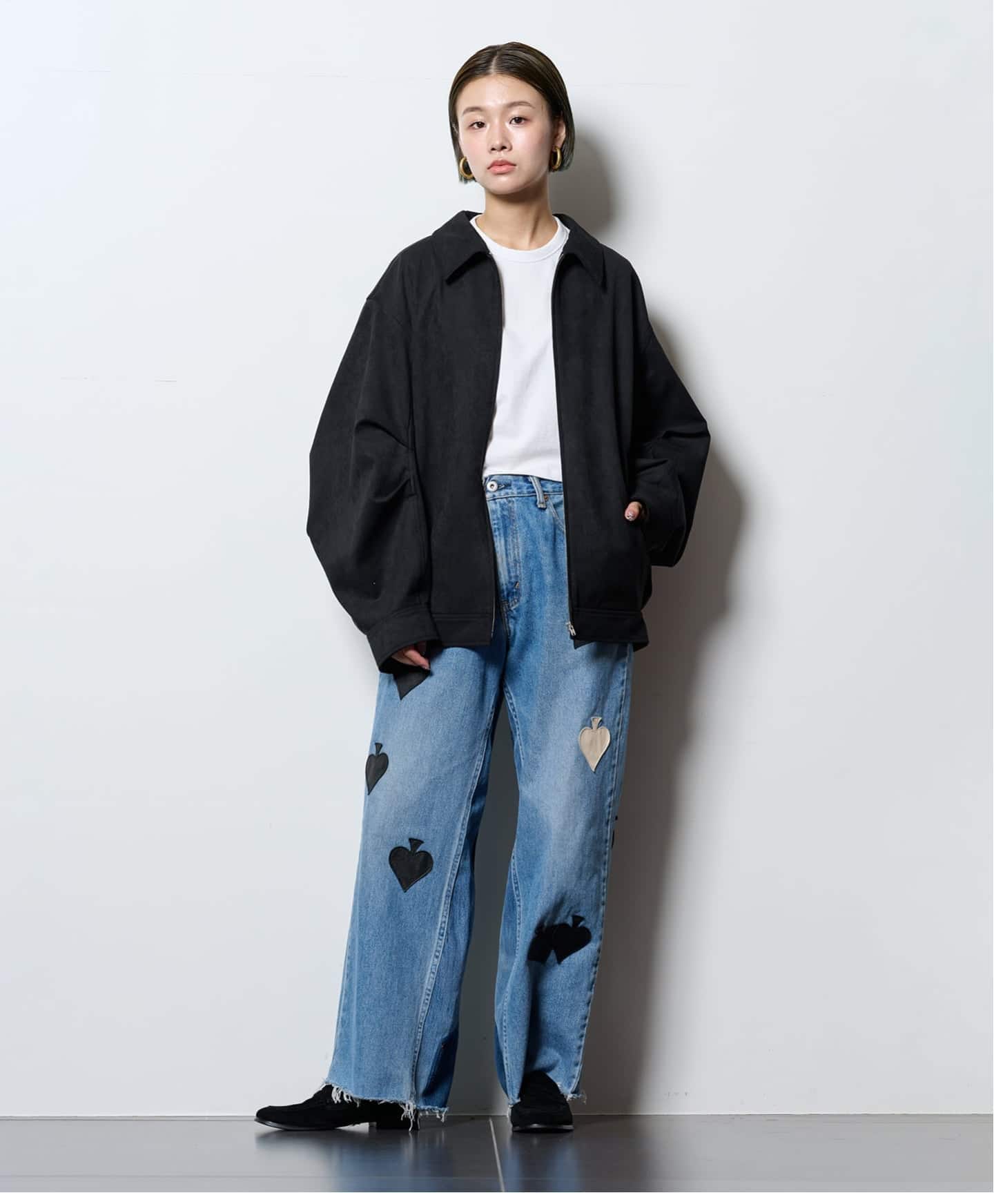 FAUXSUEDEVOLUMEBLOUSON/フォースエードボリュームブルゾン 予約》FAUX SUEDE VOLUME ジャケット（その他ブルゾン／アウター