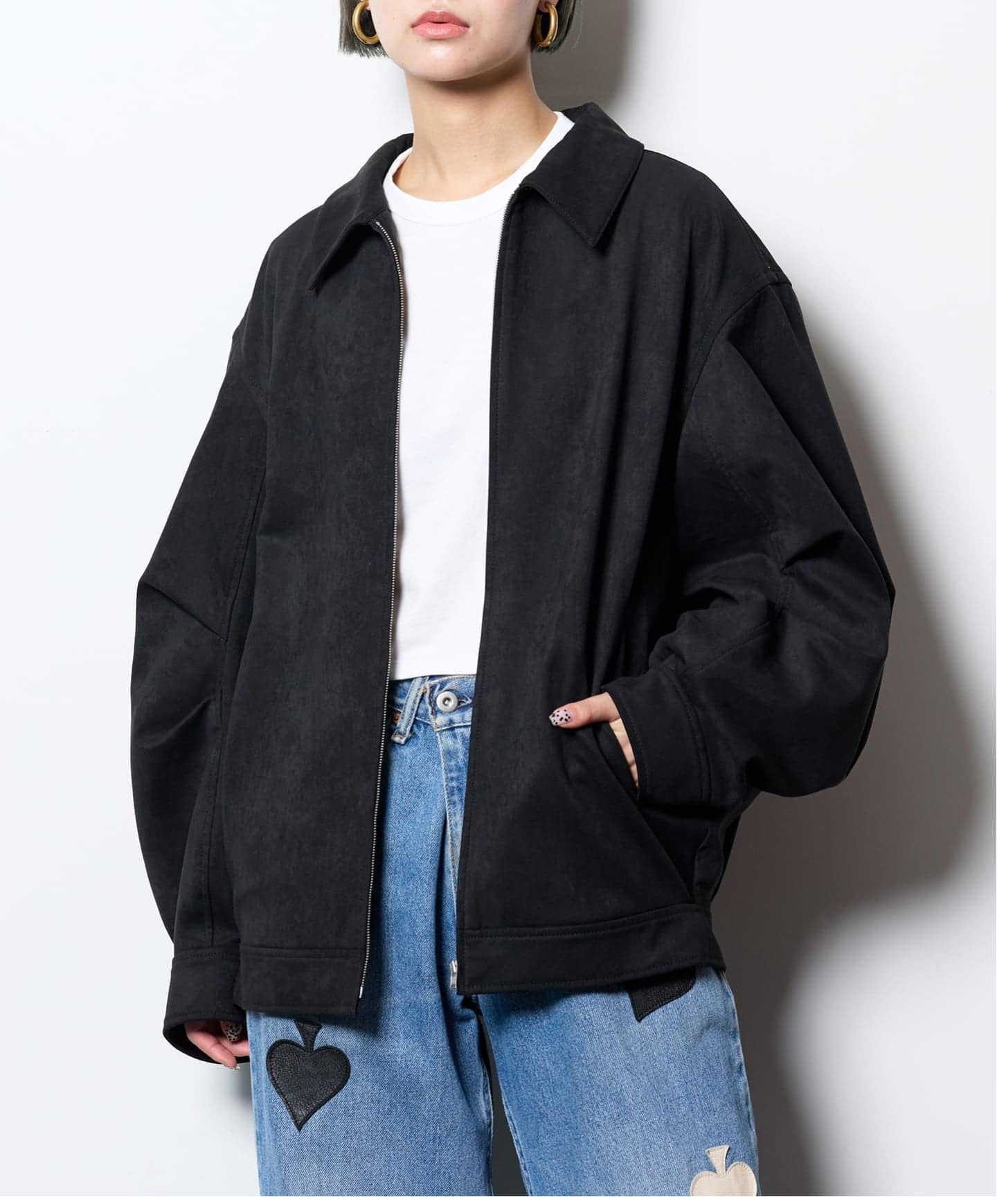 FAUX SUEDE VOLUME ジャケット（その他ブルゾン／アウター）｜CITYSHOP
