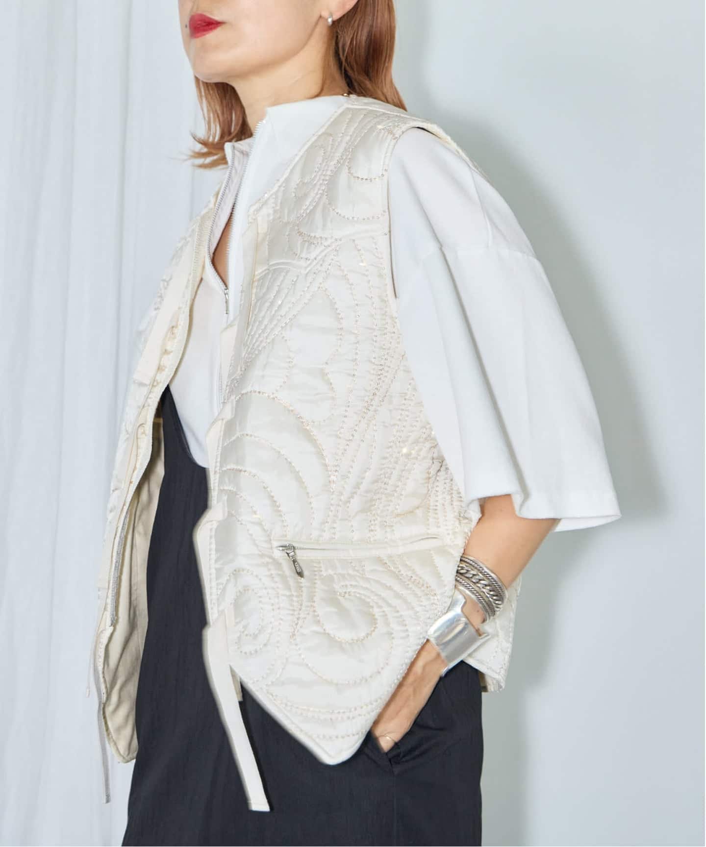 MASU SPRKLING PLANET PADDED VEST M25F9VT002：ベスト