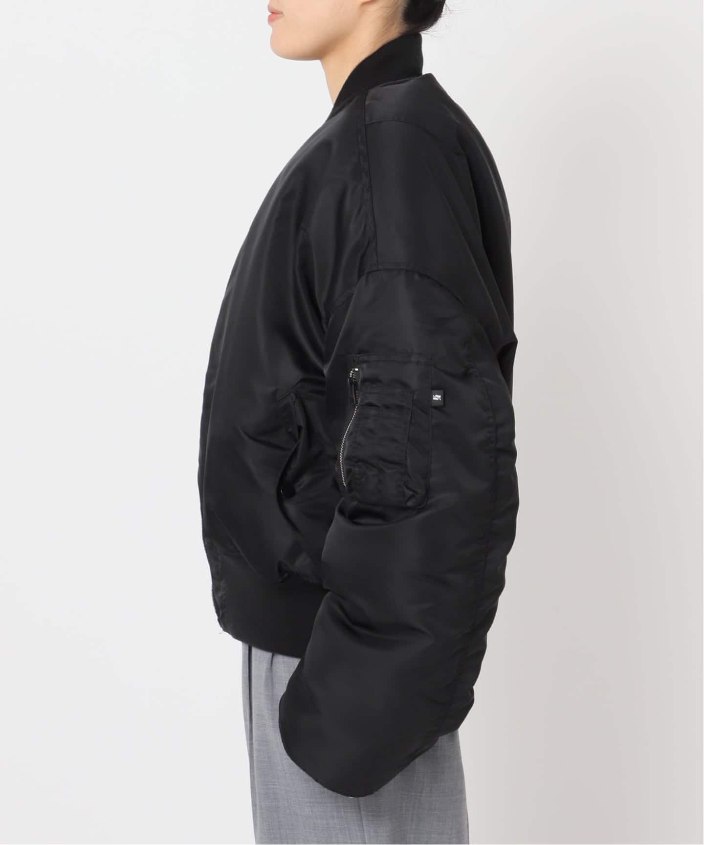 VALLEY APPAREL MA-1 M ブラックジャケット 予約》VALLEY APPAREL 別注 SHORT MA-1：ブルゾン（MA-1