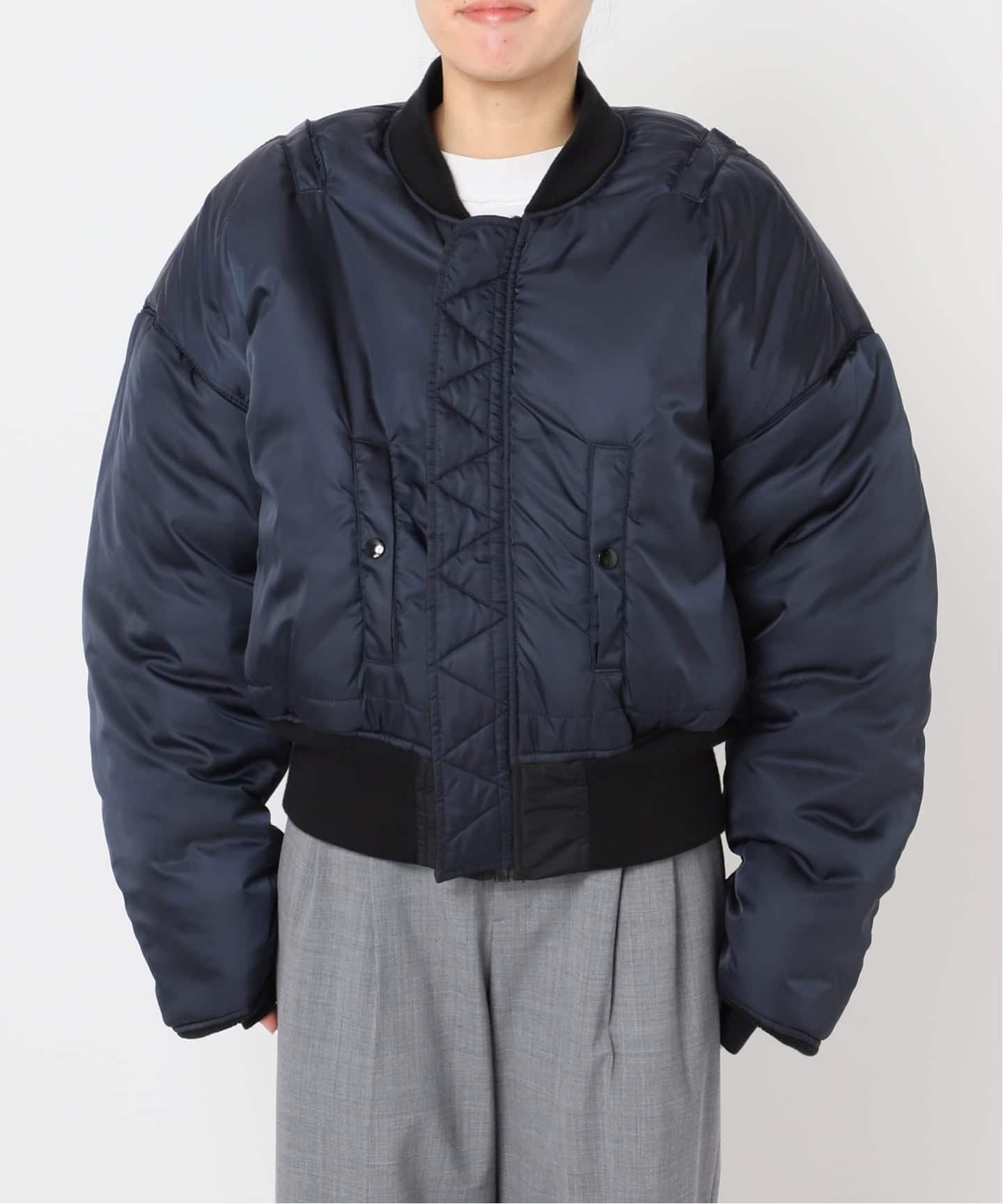 VALLEY APPAREL MA-1 M ブラックジャケット VALLEY APPAREL ma1 ma-1 「Valley Apparel / バレーアパレル