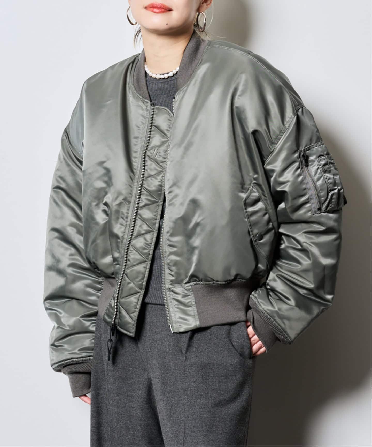 《予約》VALLEY APPAREL 別注 SHORT MA-1：ブルゾン