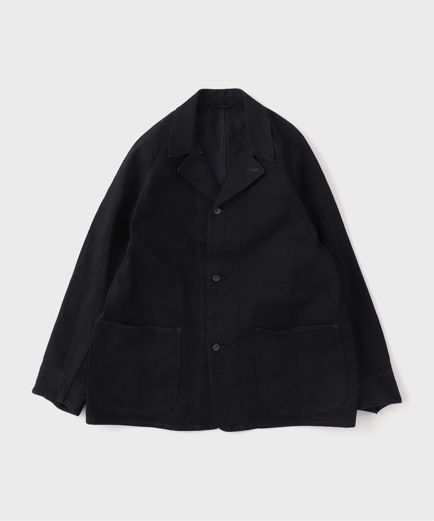 COMOLI ブラックワークジャケット コットン 3 COMOLI / コモリ | ブラック ワークジャケット - Black | 通販