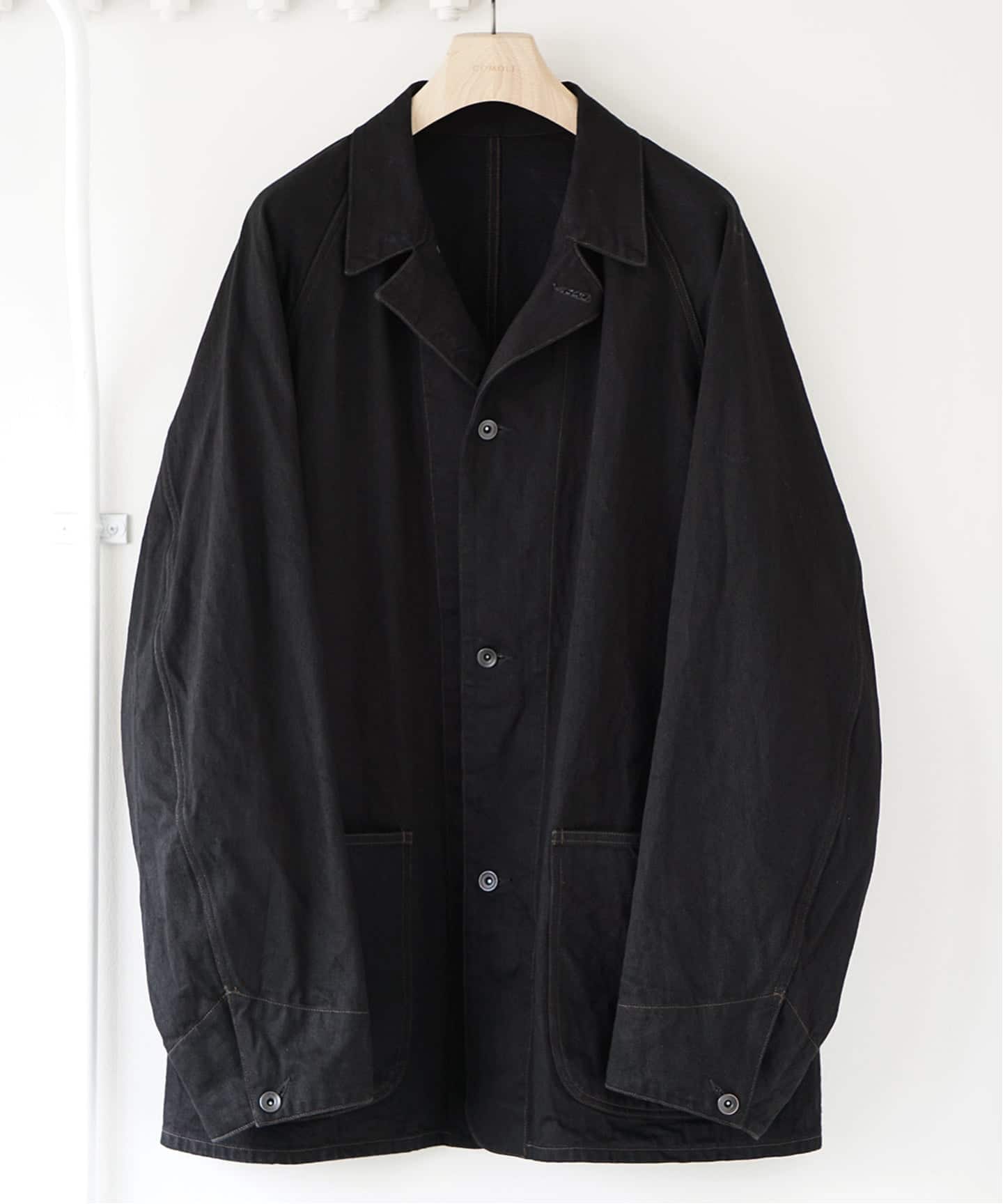 COMOLI / コモリ】 ブラックデニムワークジャケット C03-010 02