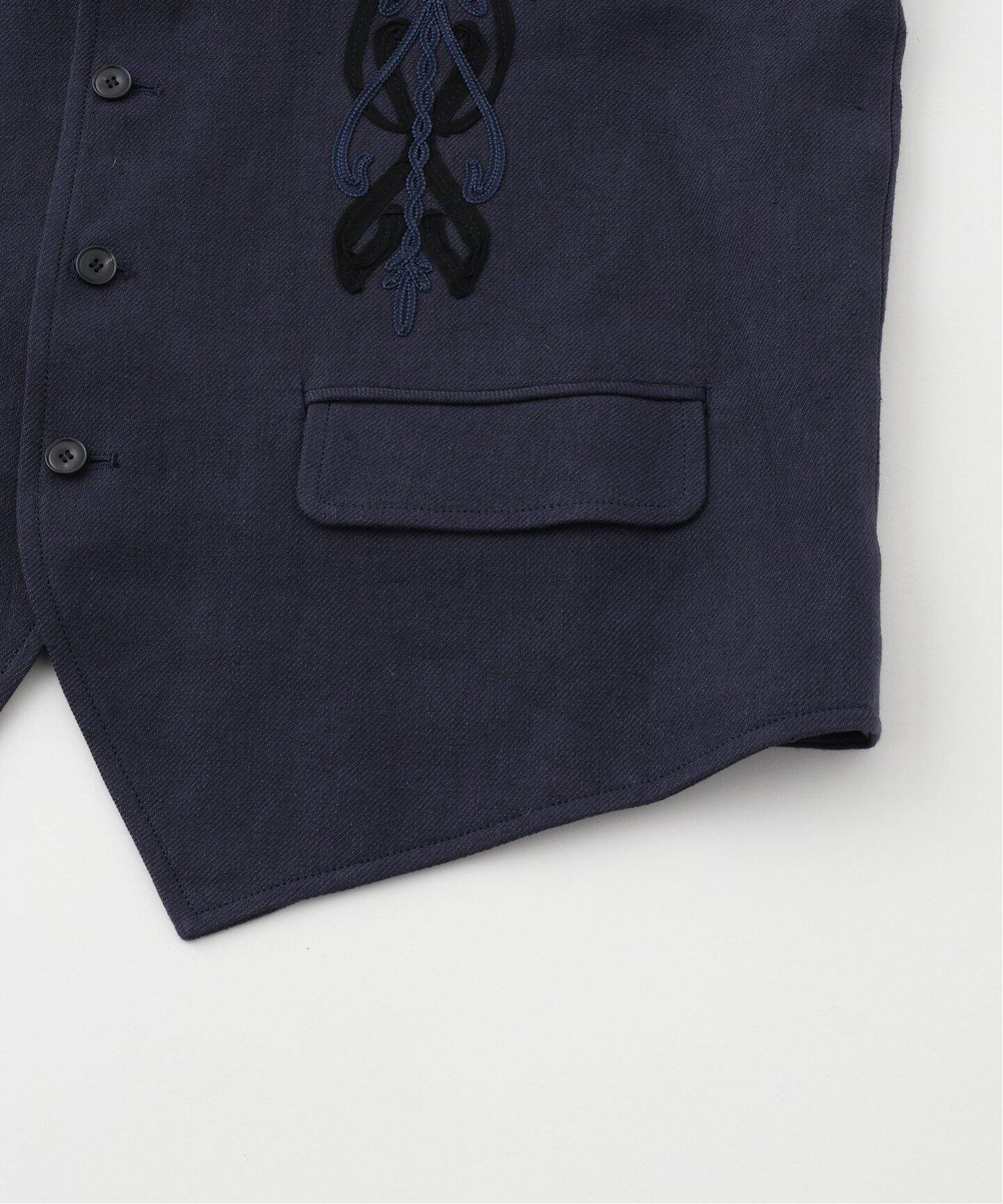 OFF THE CUFF / オフザカフ】 CODE LINEN EMB GILET OTC-10（その他