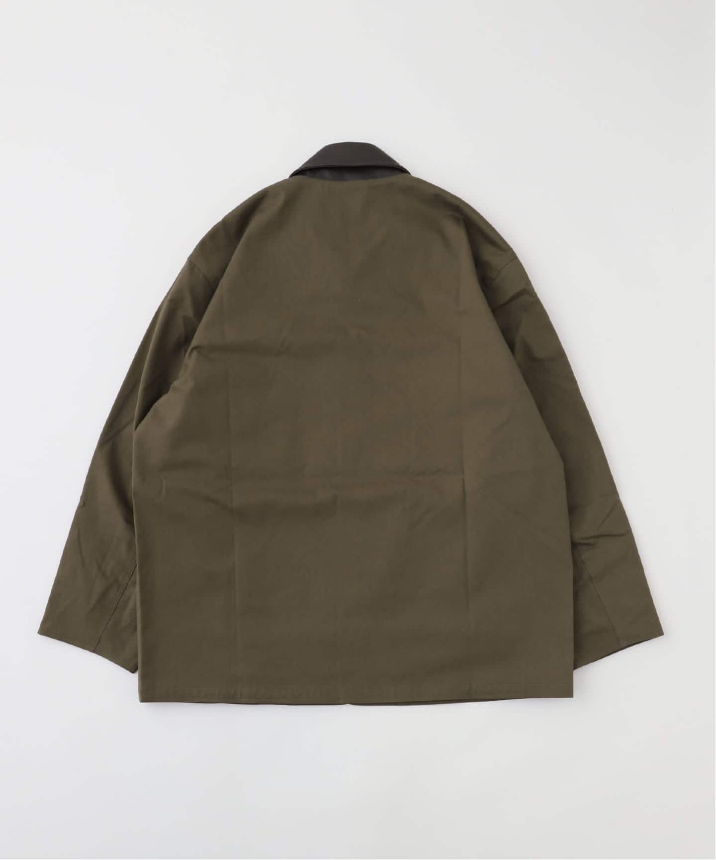 Cristaseya / クリスタセヤ】 OVERSIZED BLOUSON WITH LEATHE
