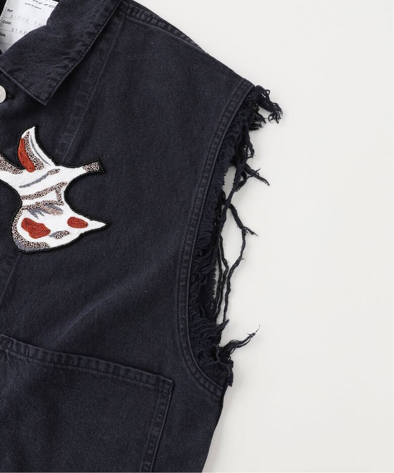 BLACKBIRD / ブラックバード】 sleeveless coveralls（ベスト）｜L 