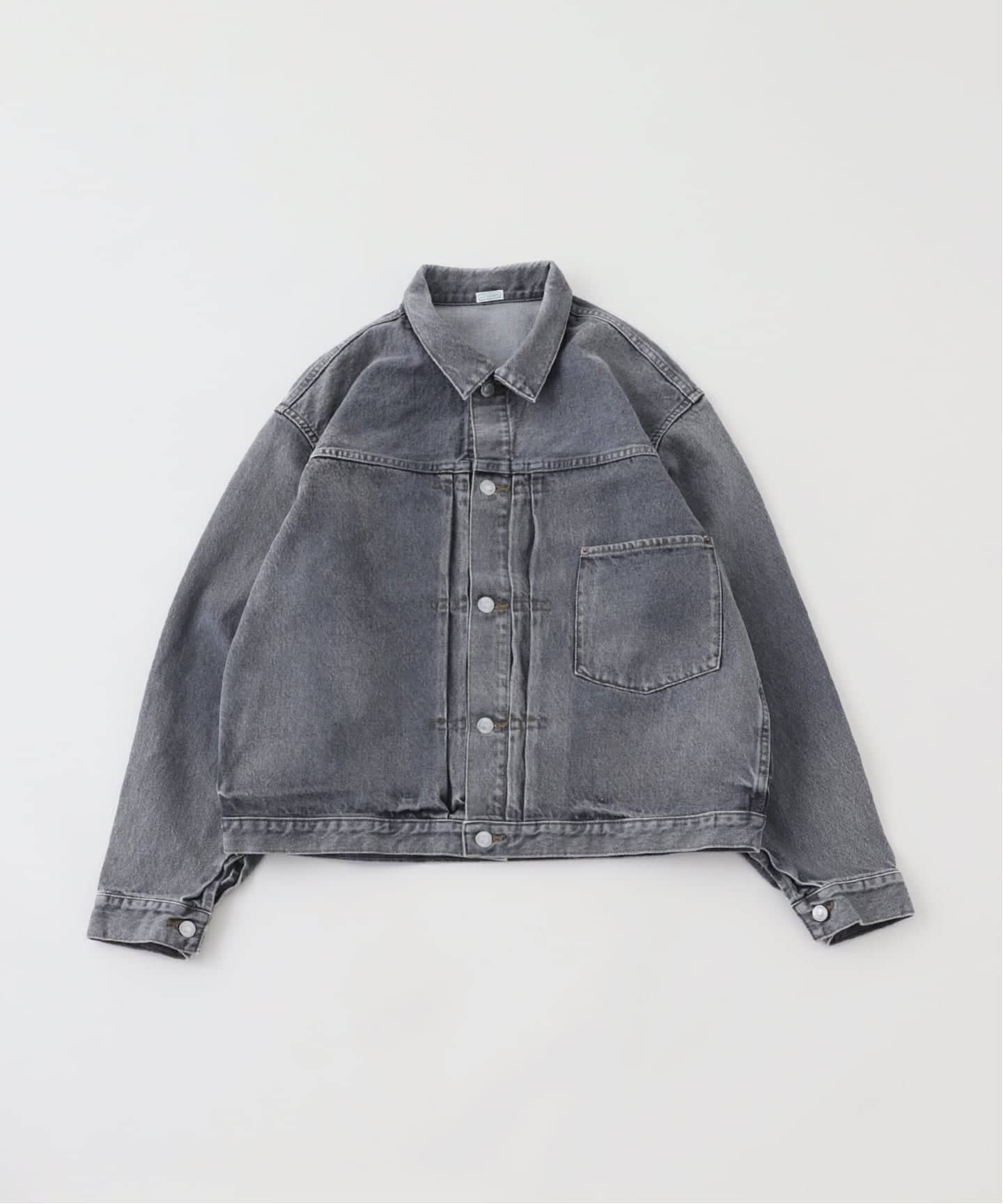 アクレント　セットアップVintage compact denim jacket Alexander Wang Cropped Denim Jacket | Blue | FARFETCH