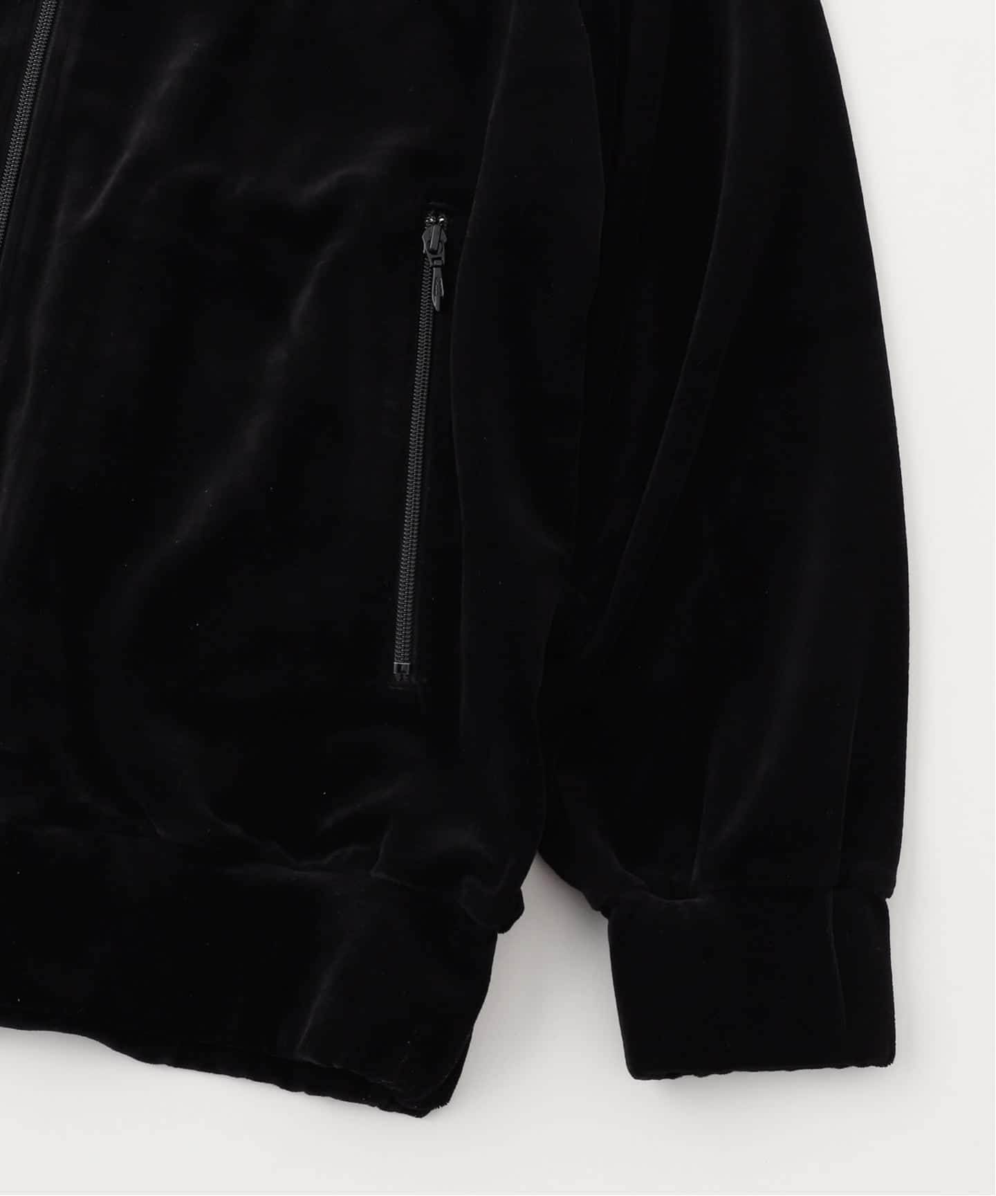 ジャケット・アウター Graphpaper Compact Velour Track Jacket Compact Velour Track Jacket / BLACK | Graphpaper (MEN