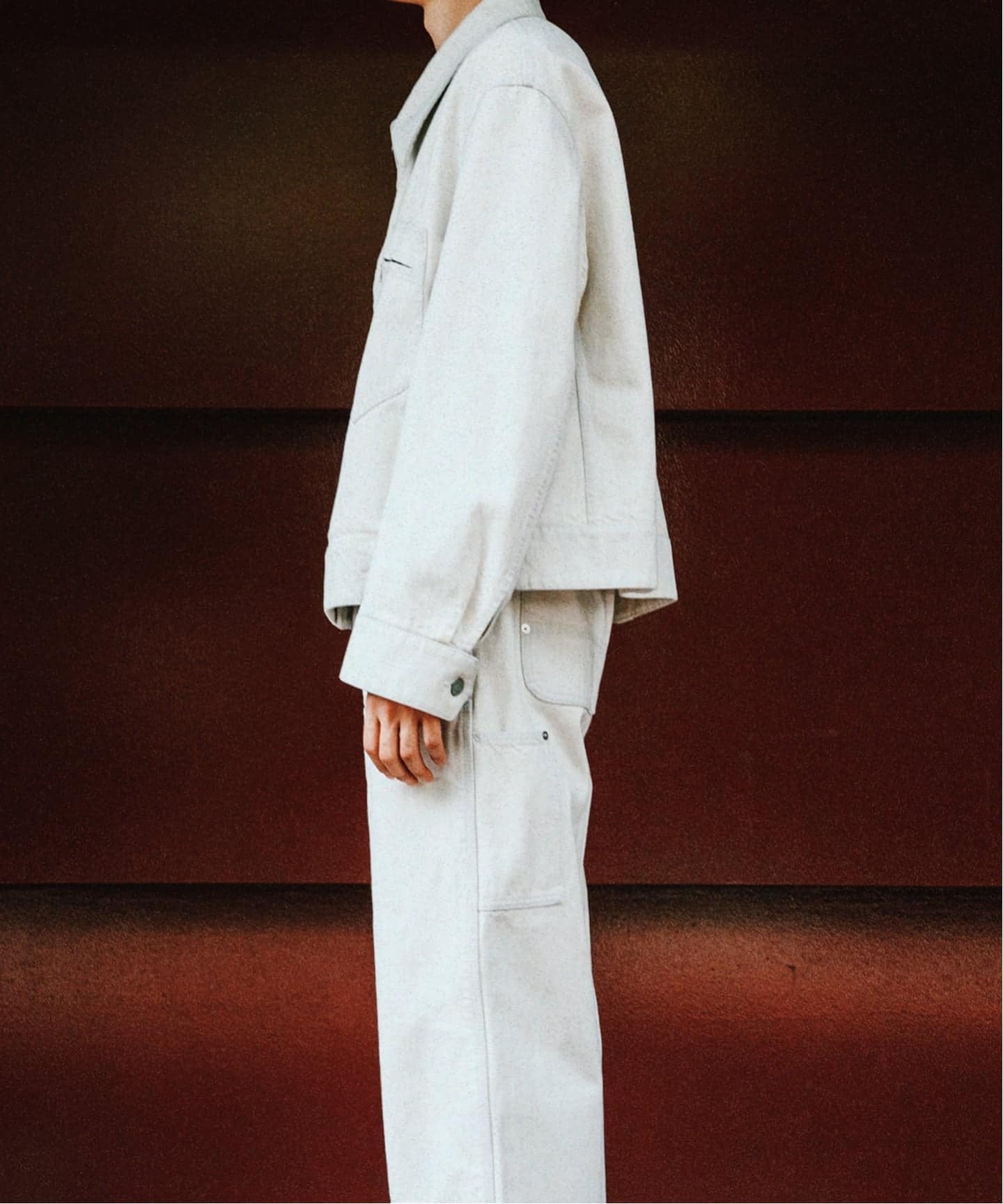 NOMATノマット】EX White Bleach Zip Pocket Denim（デニムジャケット