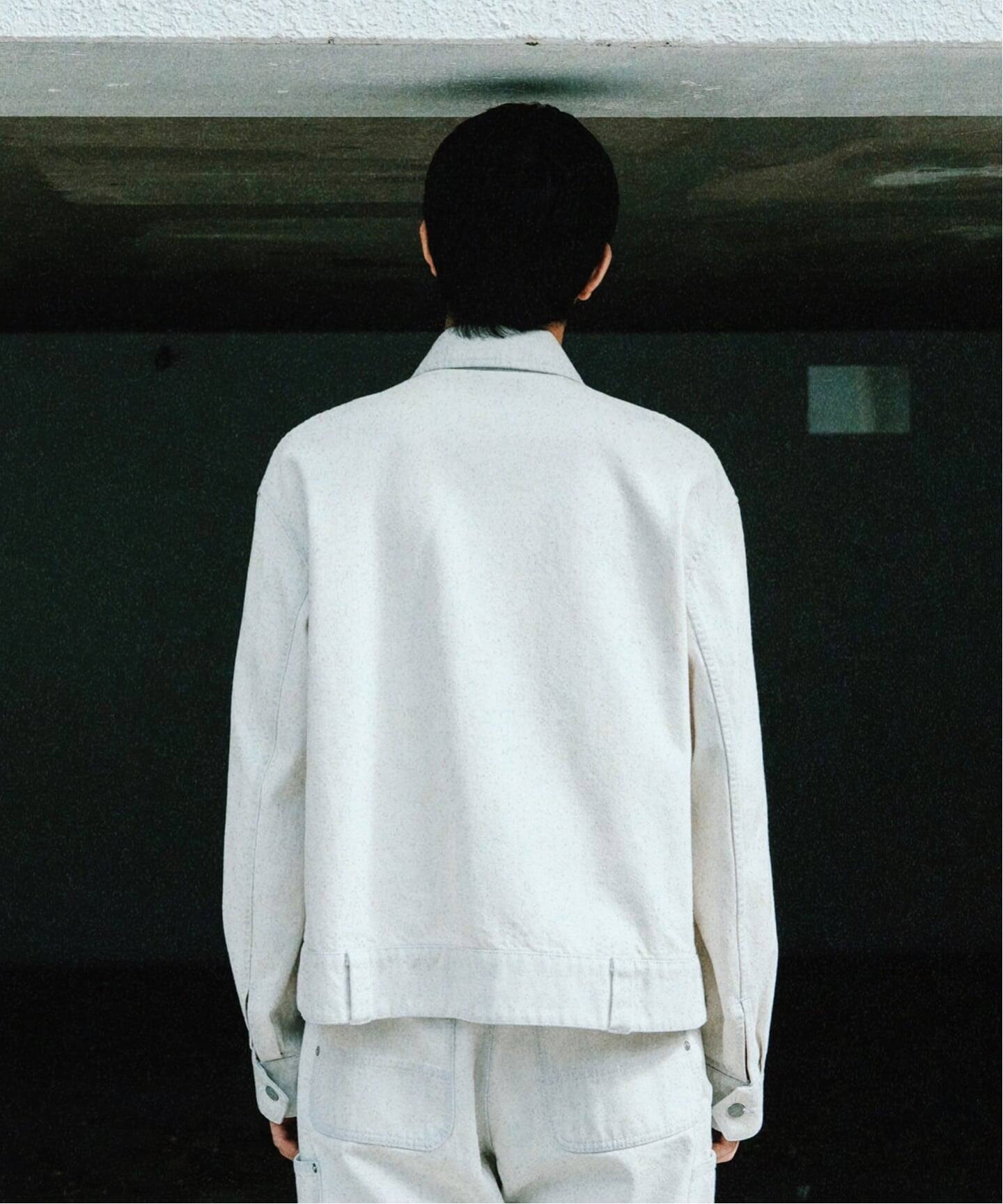 NOMATノマット】EX White Bleach Zip Pocket Denim（デニムジャケット