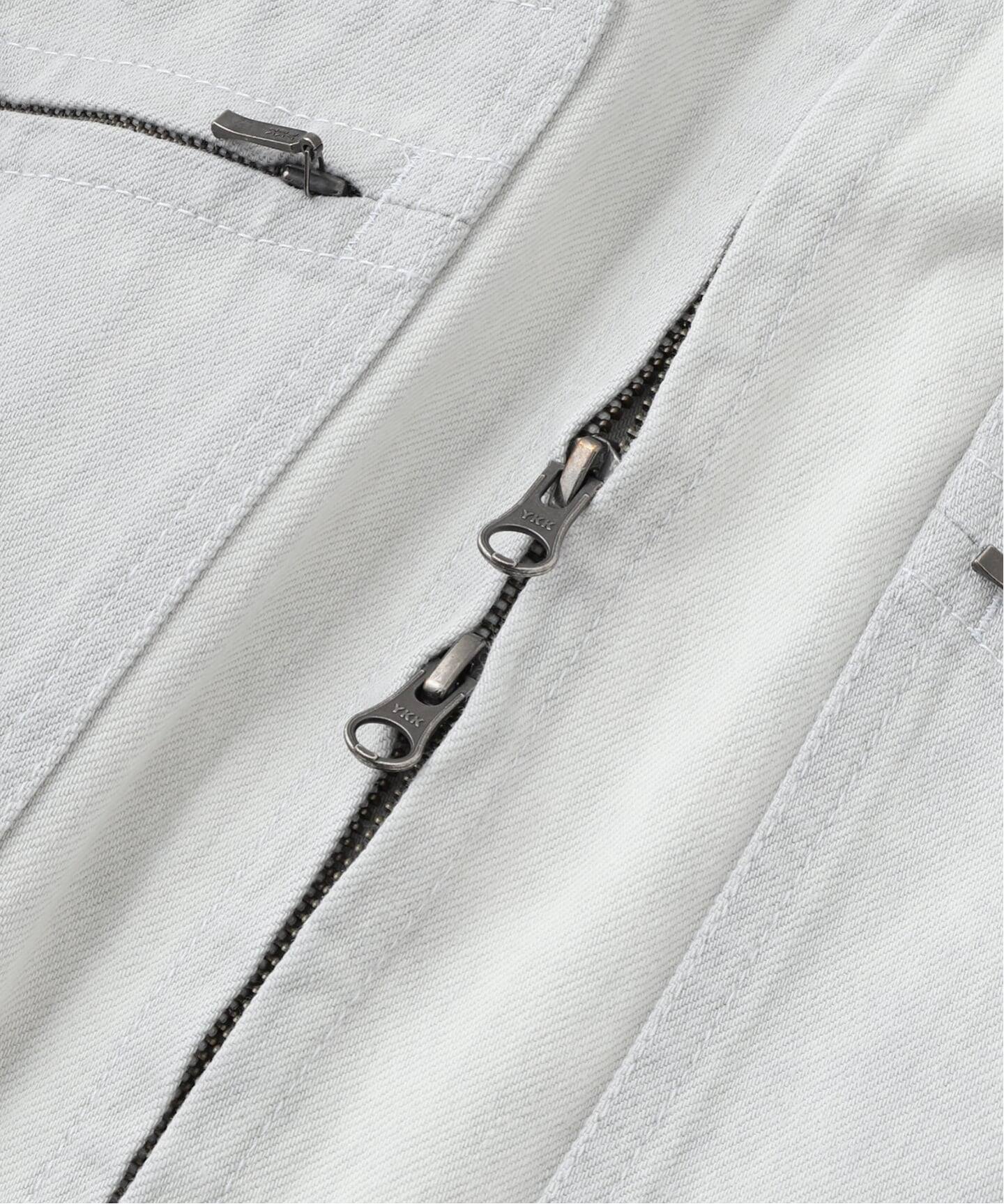 NOMATノマット】EX White Bleach Zip Pocket Denim（デニムジャケット