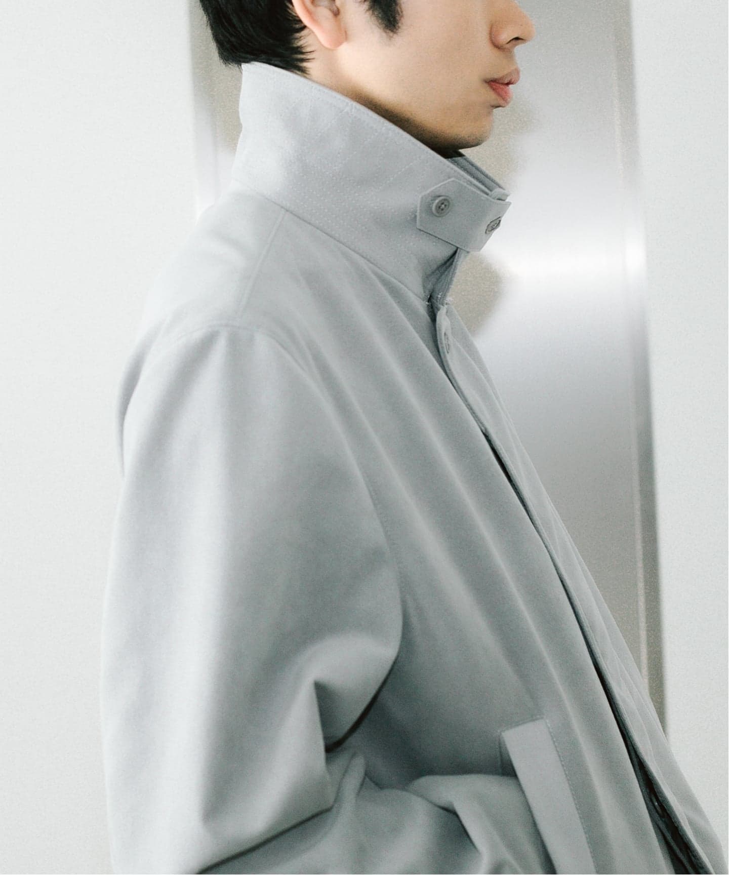 REVERBERATE COVER COAT L'ECHOPPE レショップ REVERBERATE ショールカラーコート