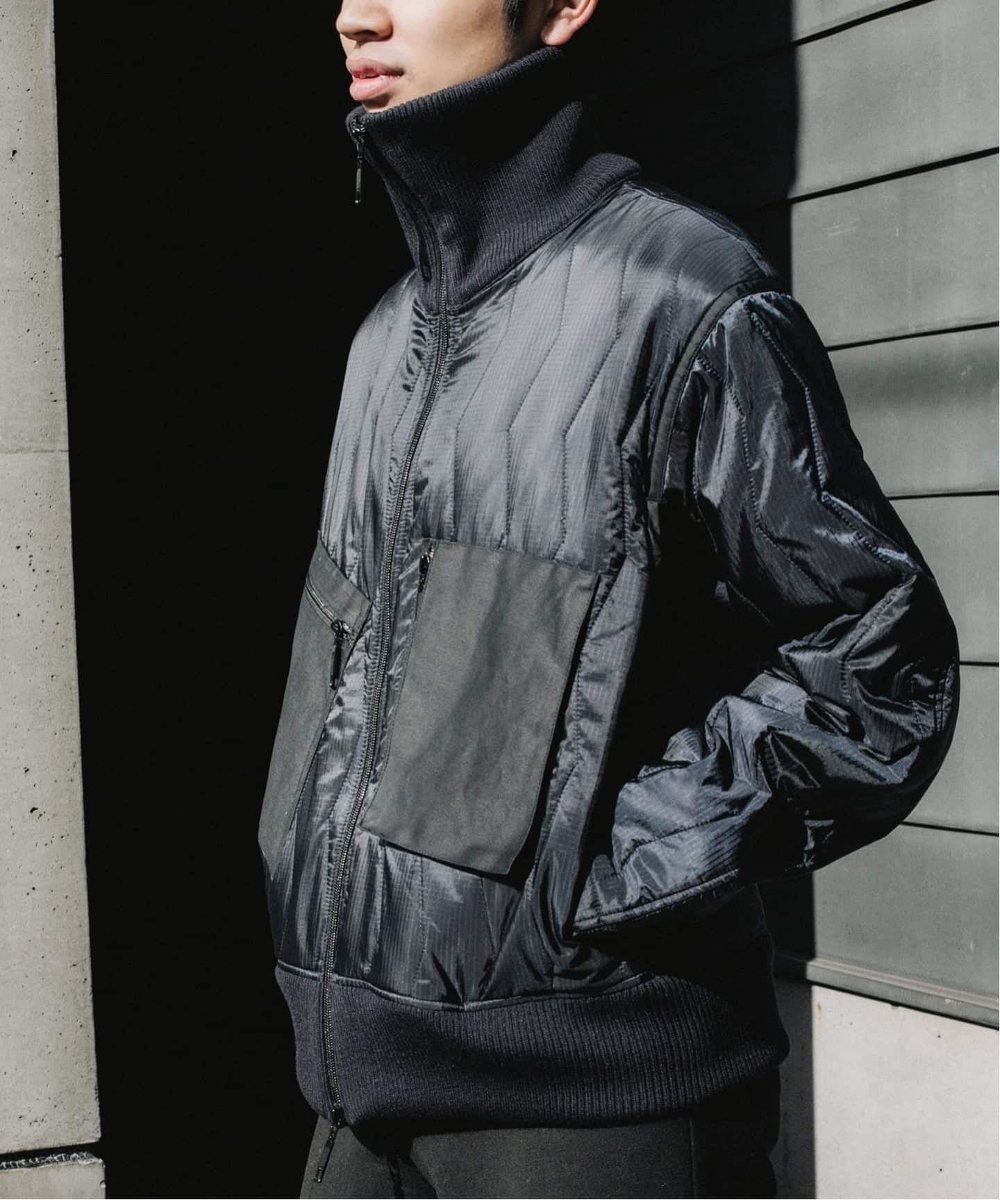 RE-PURPOSE / リパーパス quilting jacket：ブルゾン（その他ブルゾン