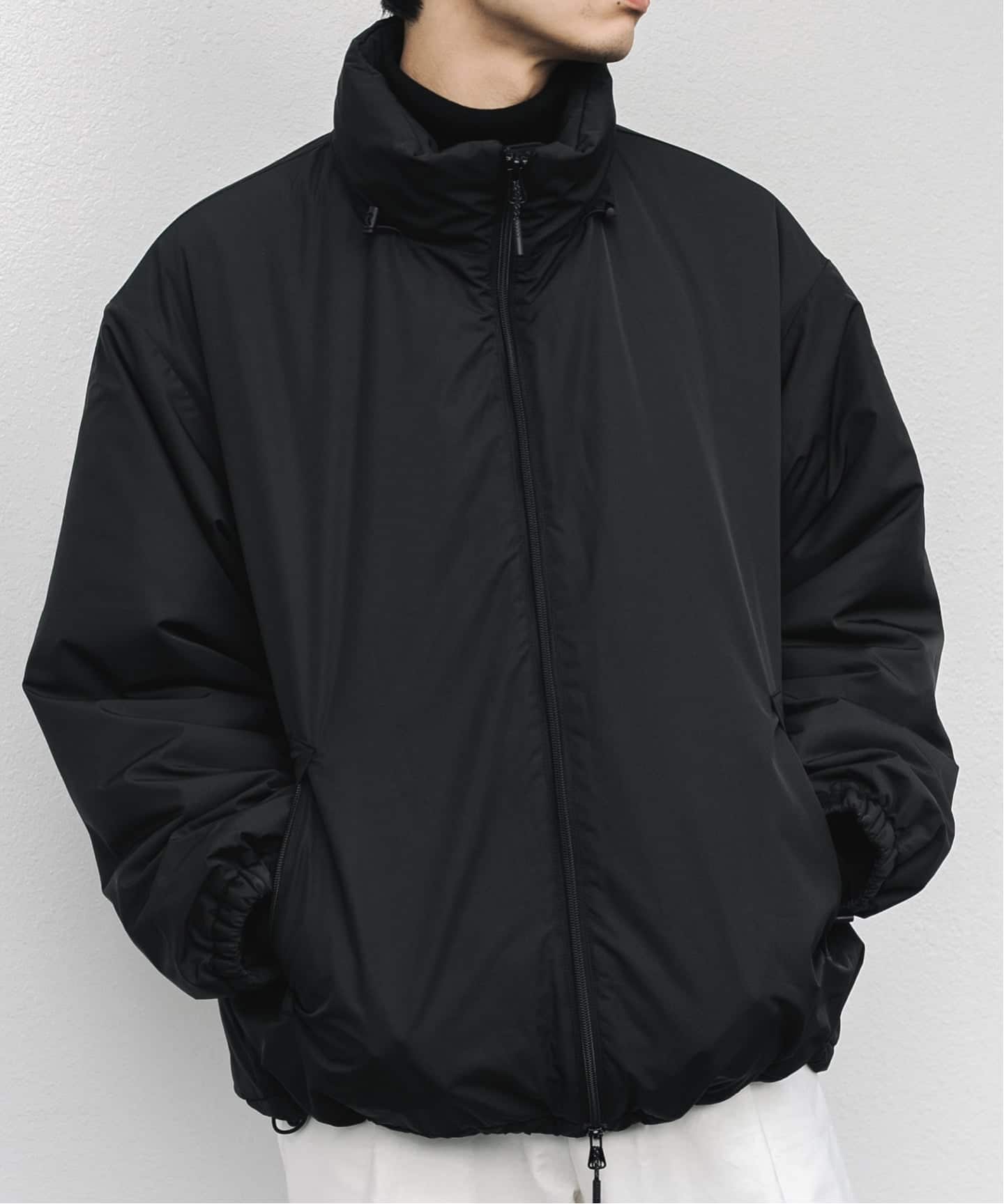 LE / エルイー】 中綿 パデット ブルゾン（ダウンジャケット）｜L