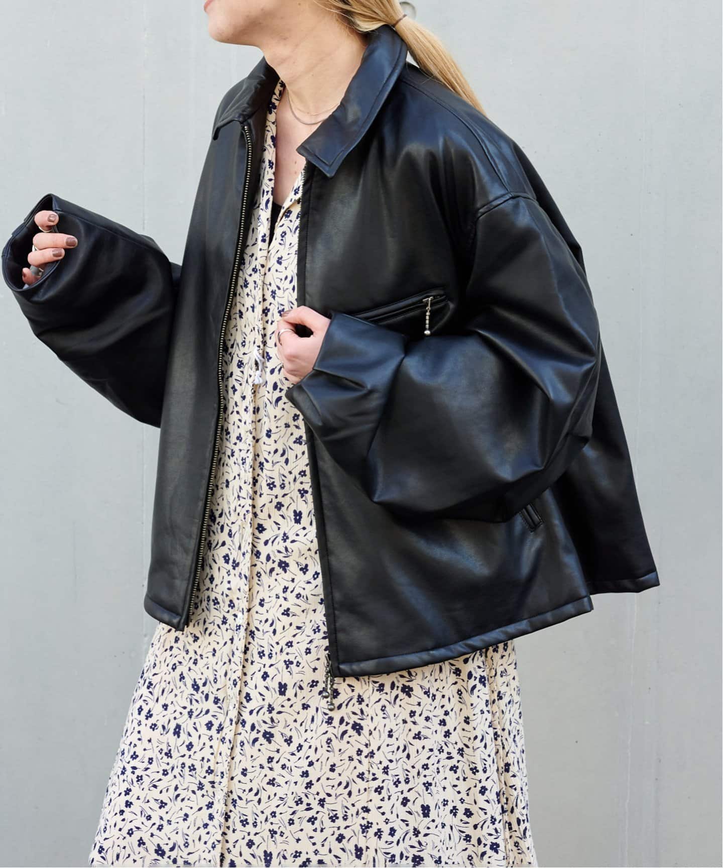 フェイクレザーブルゾン（レザージャケット）｜OUTDOOR PRODUCTS