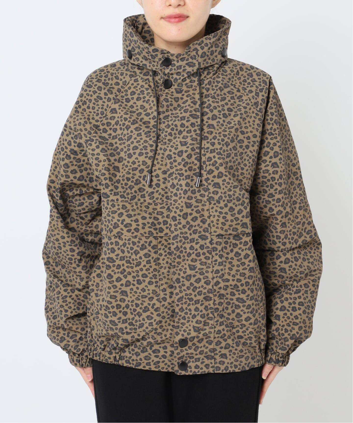 journal standard luxe レオパードプリントフードブルゾン journal standard luxe レオパードプリントフードブルゾン