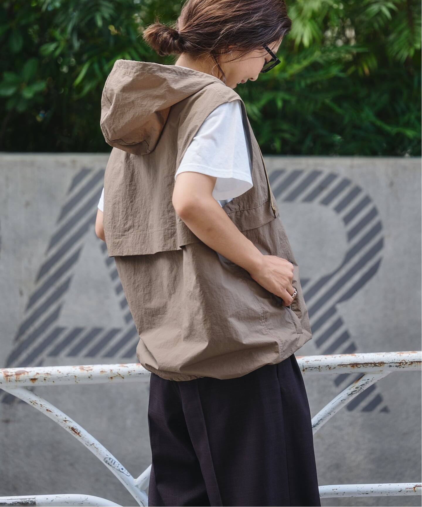 OUTDOOR PRODUCTS アノラックベスト　ベージュ アノラックベスト（ベスト）｜OUTDOOR PRODUCTS（アウトドアプロダクツ