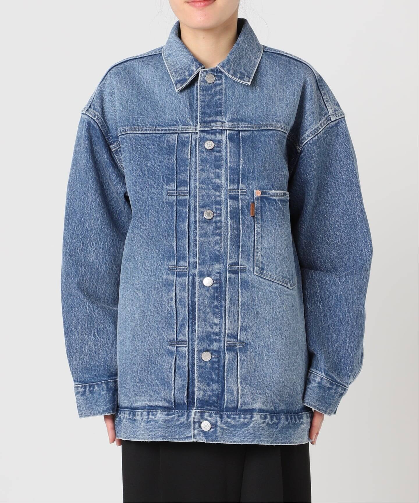 ULTデニム1PKTオーバートラッカージャケット（デニムジャケット