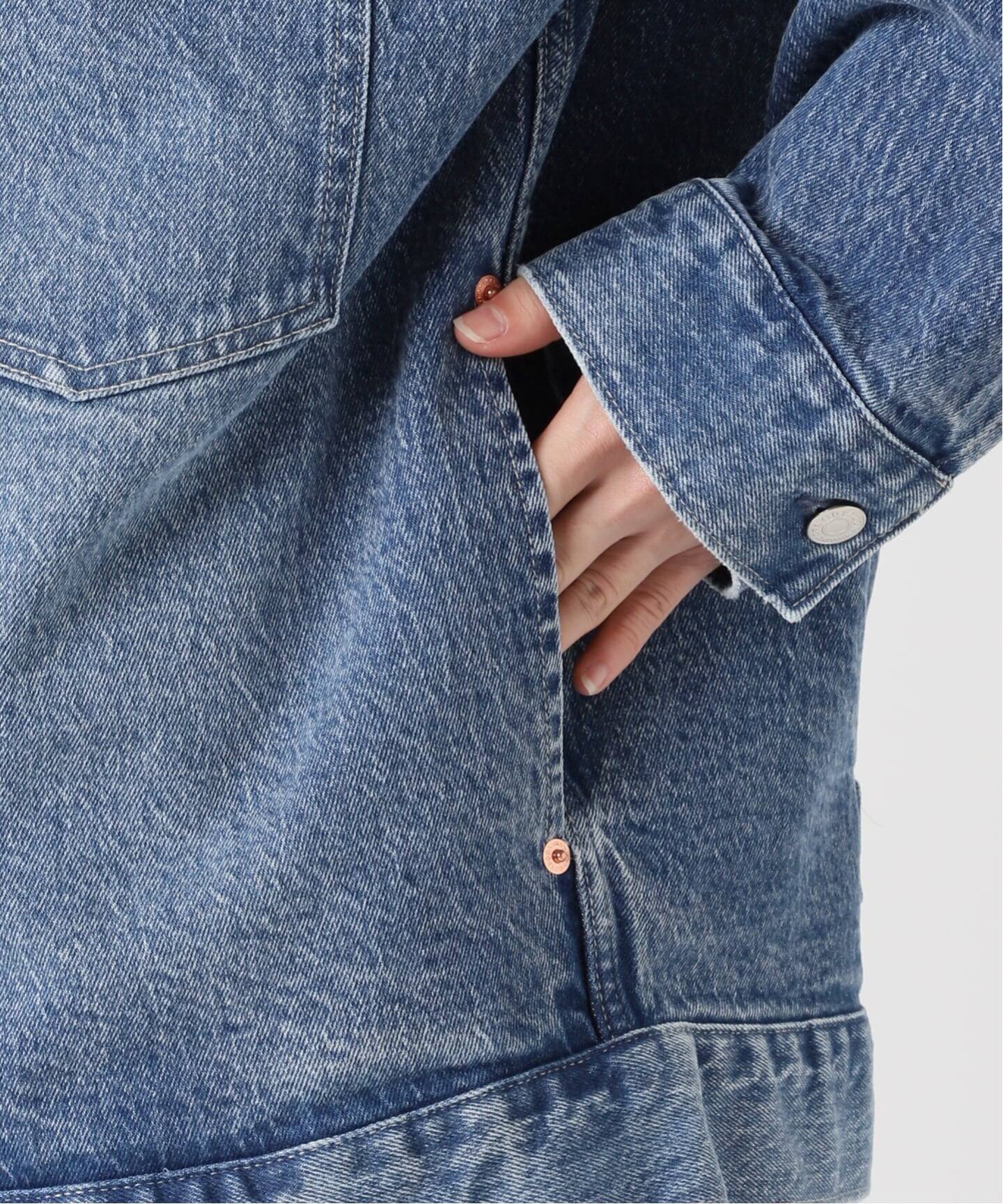 ULTデニム1PKTオーバートラッカージャケット（デニムジャケット