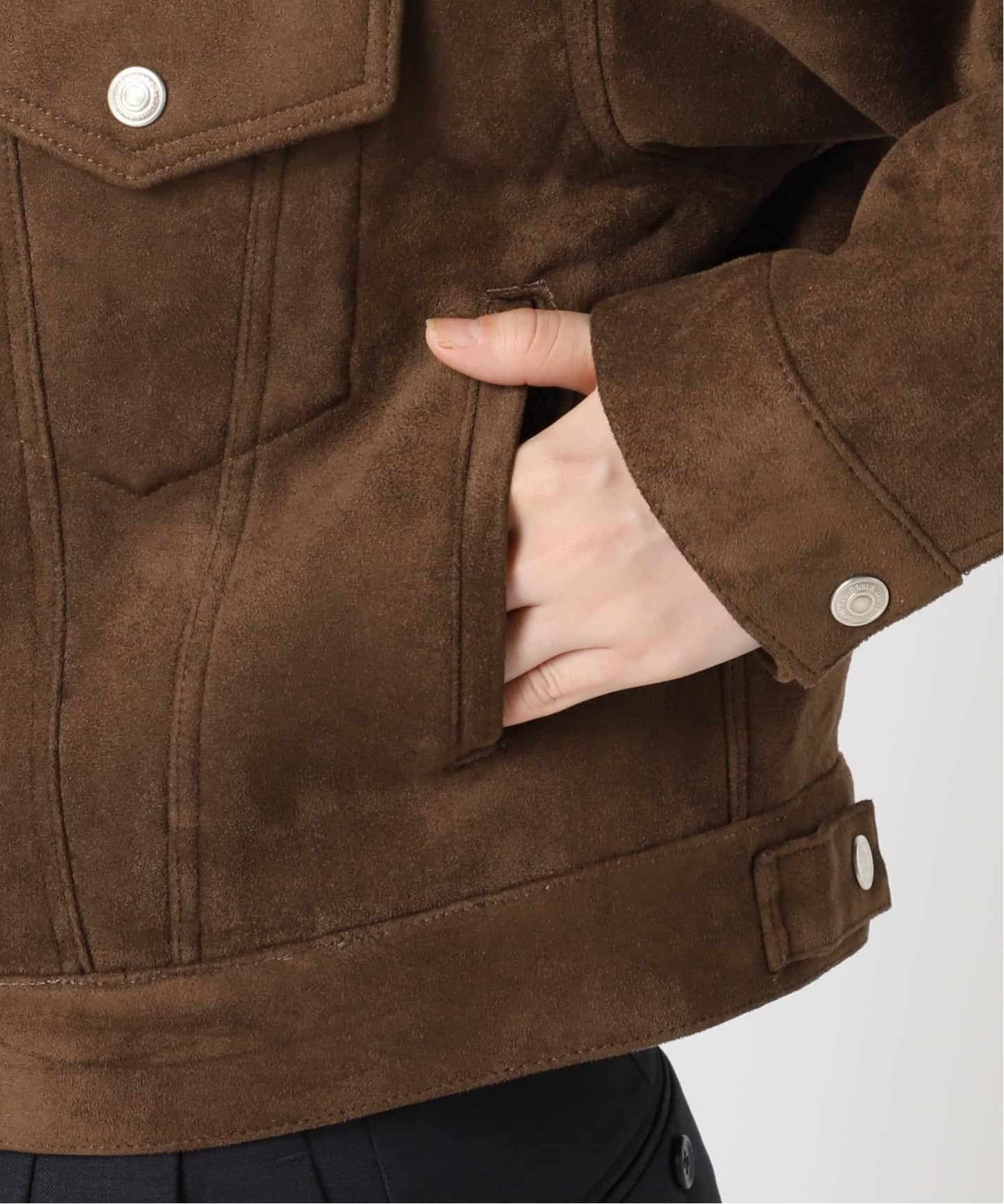 【人気】proleather talon zip スエードジャケットAQ31 ULTフェイクスエードトラッカージャケット（その他ブルゾン