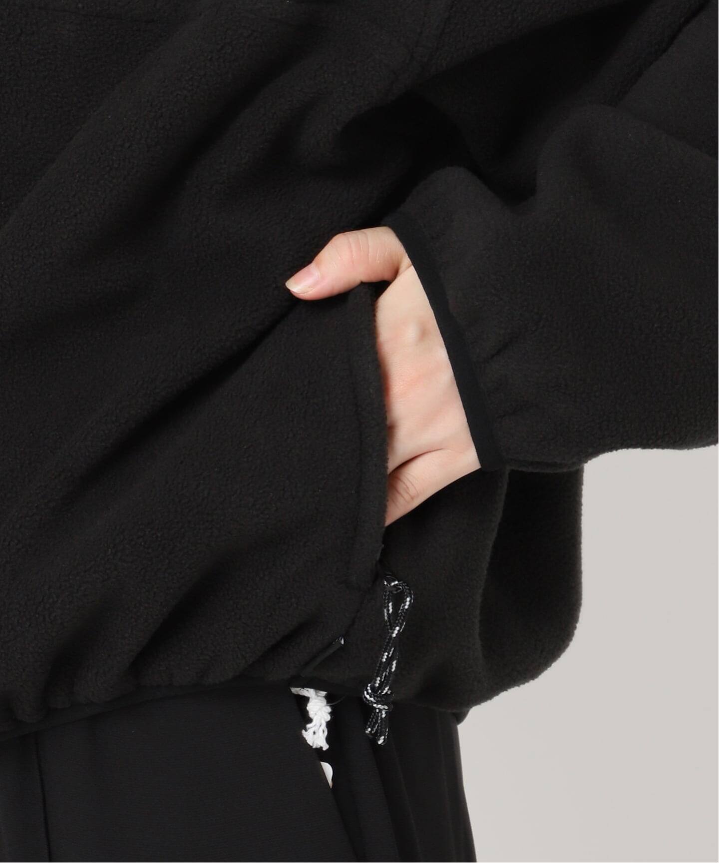 フリーススナップブルゾン ユニセックス着用可（ボア・フリース