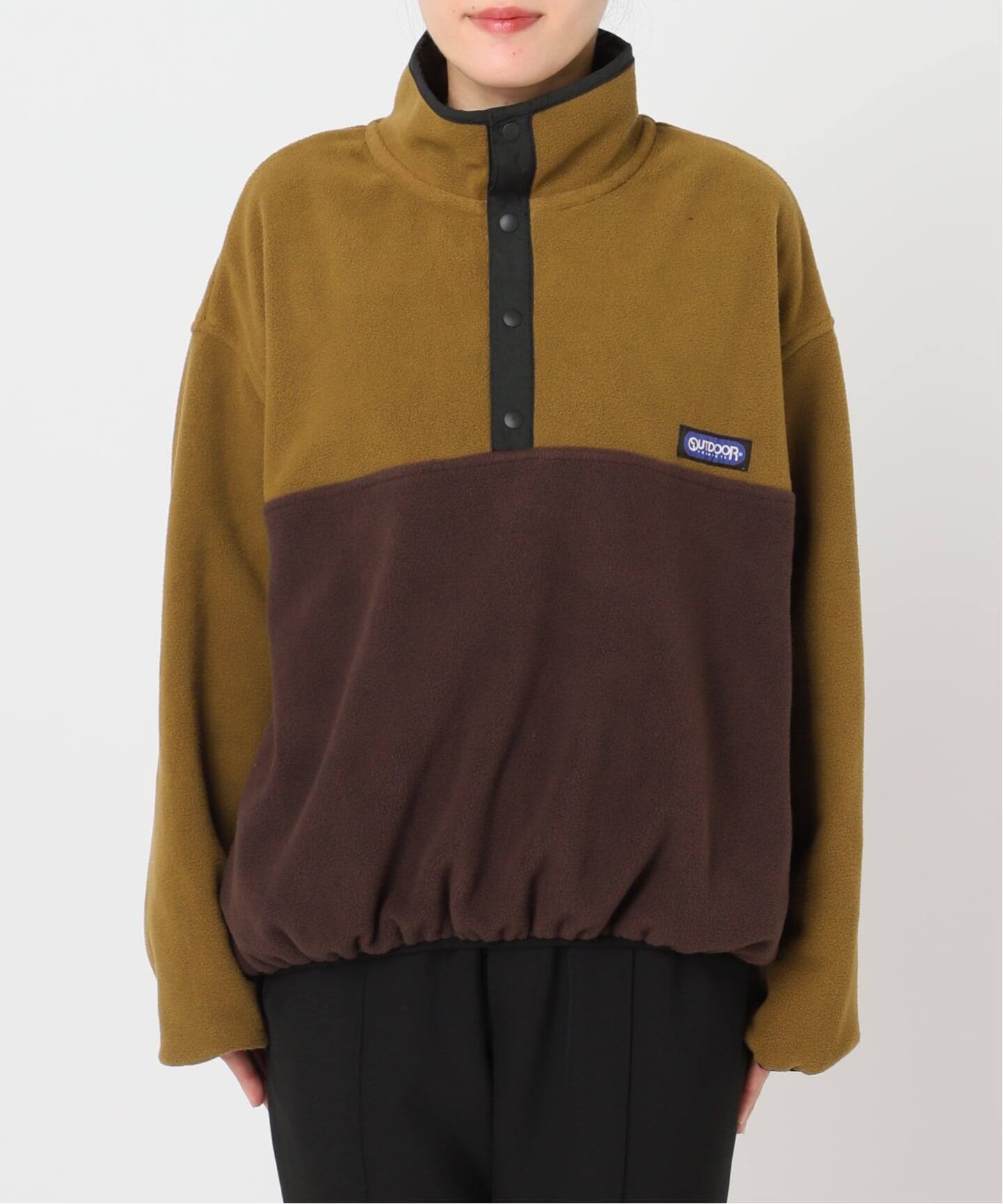 フリーススナップブルゾン ユニセックス着用可（ボア・フリース