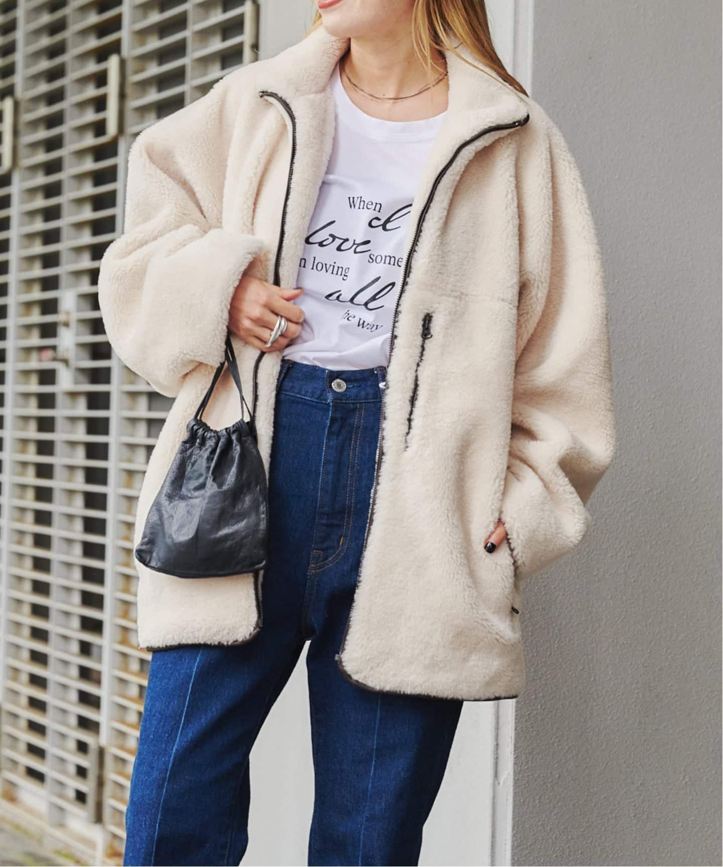 スタンドカラーボアブルゾン（ボア・フリース）｜OUTDOOR PRODUCTS