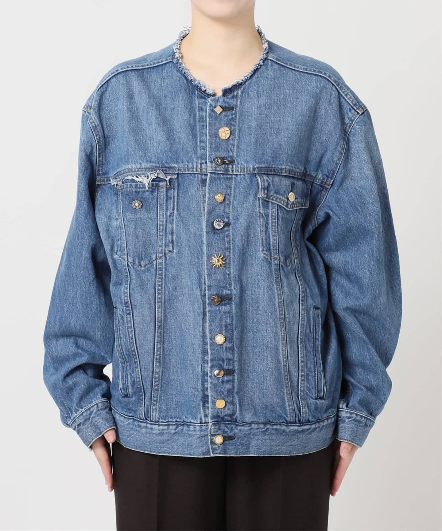 Bonum チェンジボタンデニムジャケット チェンジボタンデニムジャケット（デニムジャケット）｜Bonum（ボナム