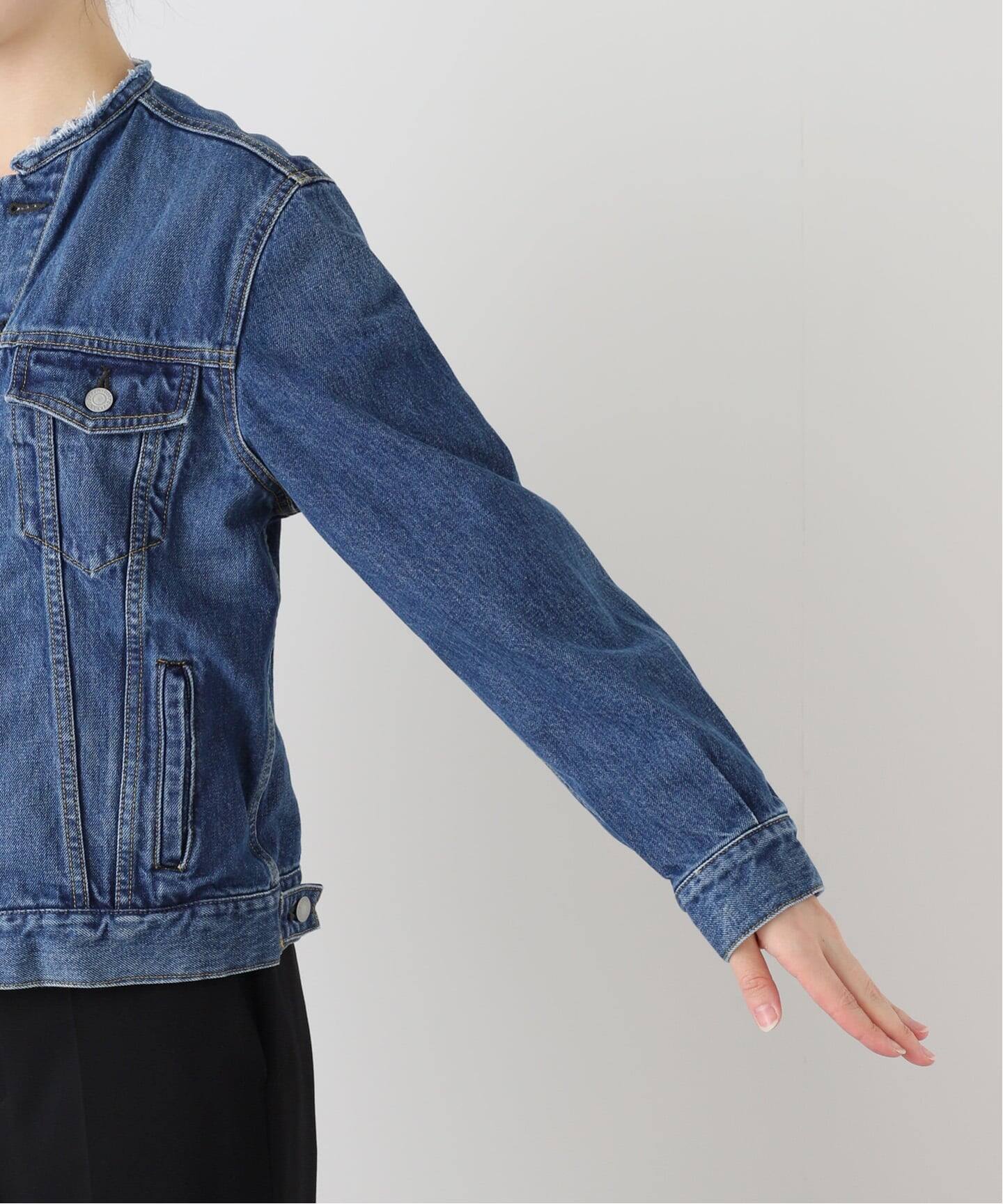 ジップデニムジャケット（その他ブルゾン／アウター）｜Bonum