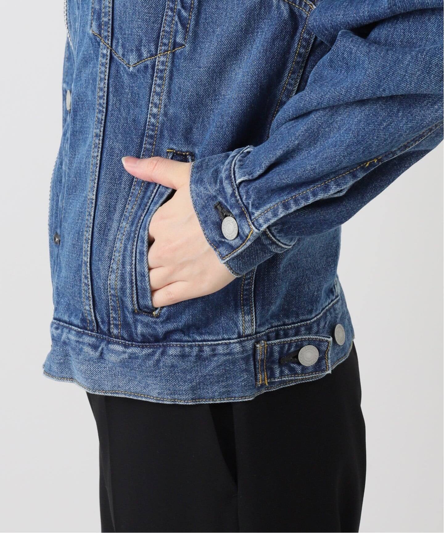 ジップデニムジャケット（その他ブルゾン／アウター）｜Bonum