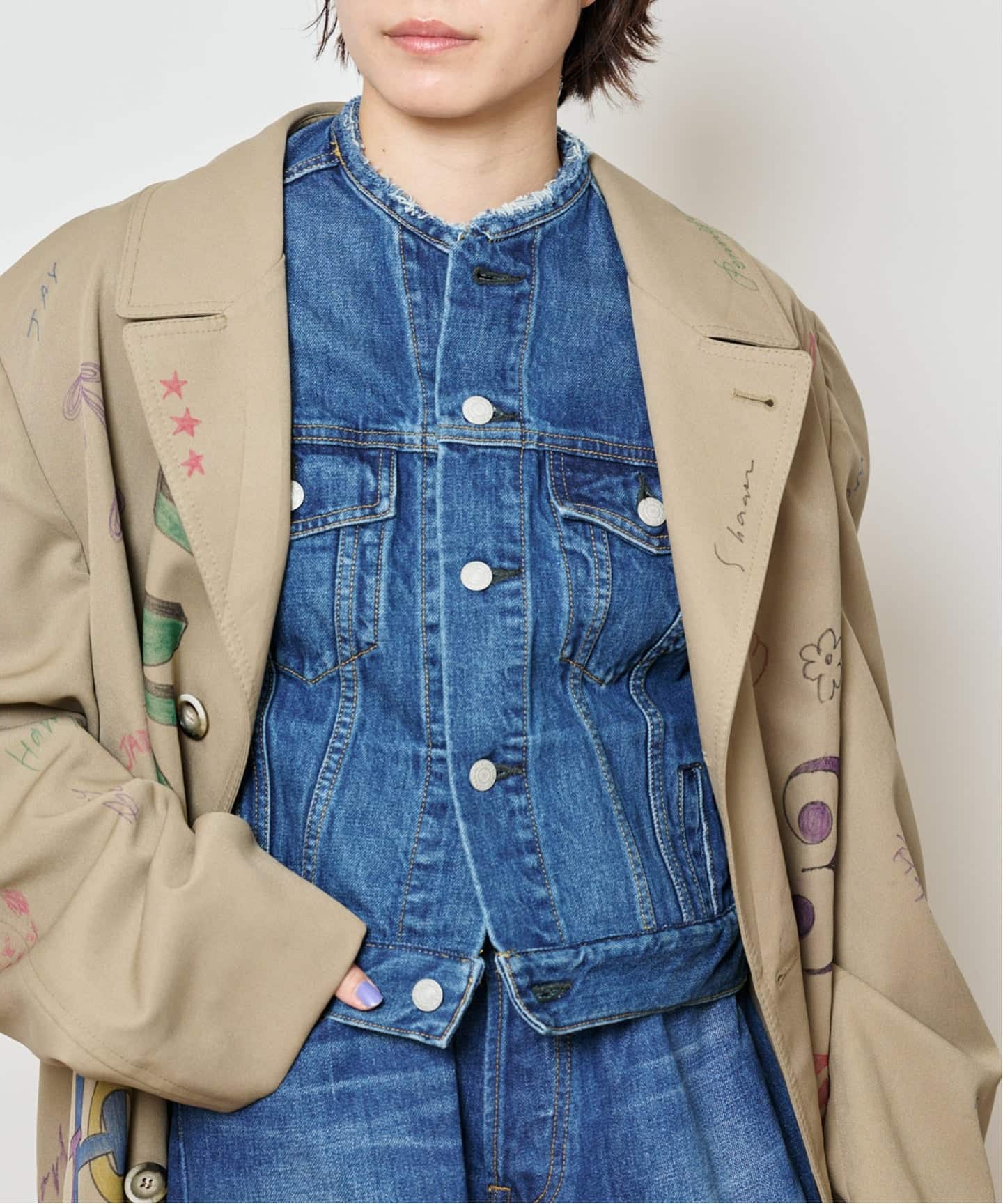 Bonum Tokyo デニムジャケット チェンジボタンデニムジャケット（デニムジャケット）｜Bonum