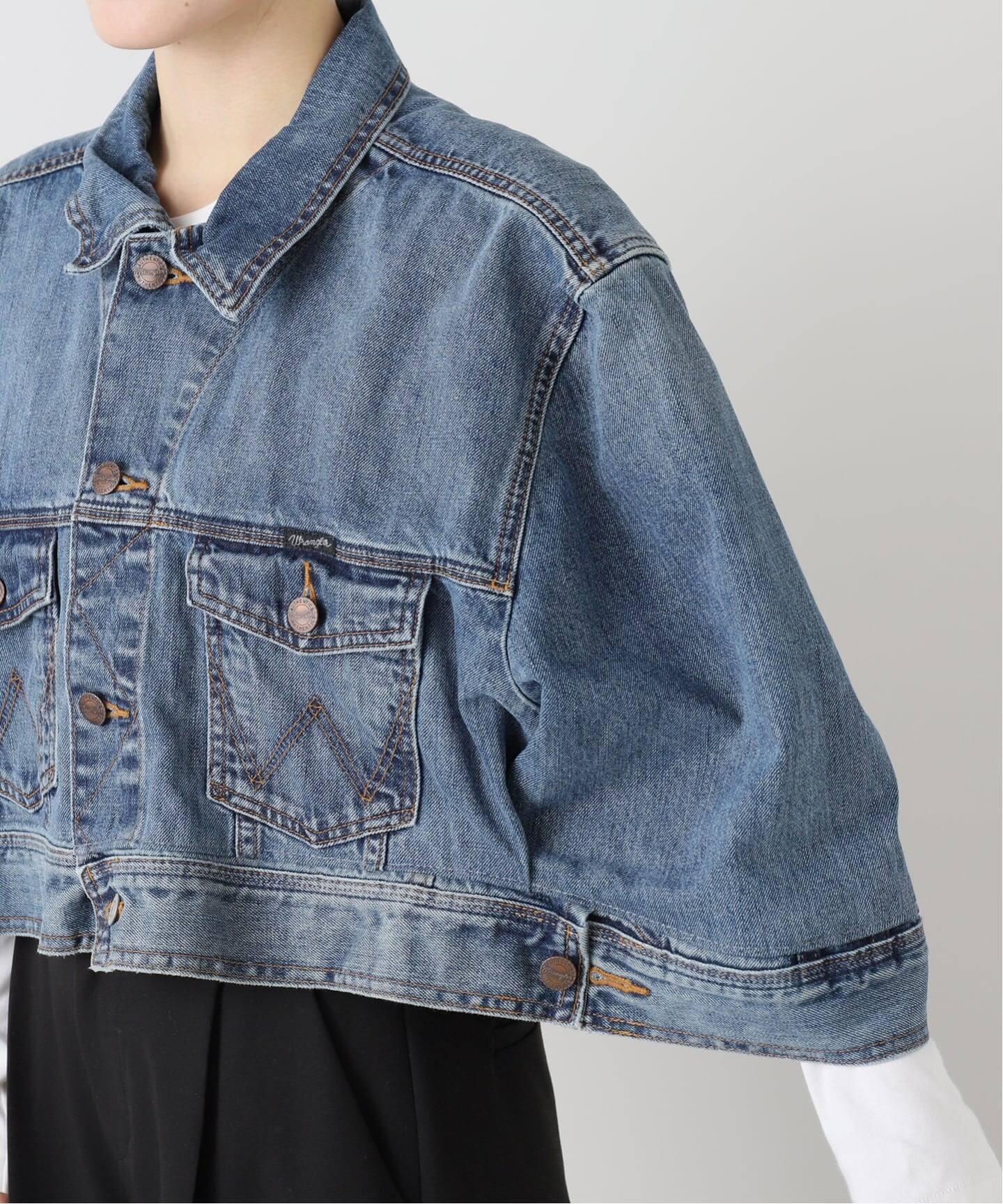 リメイクデニムケープ（その他ブルゾン／アウター）｜Bonum（ボナム