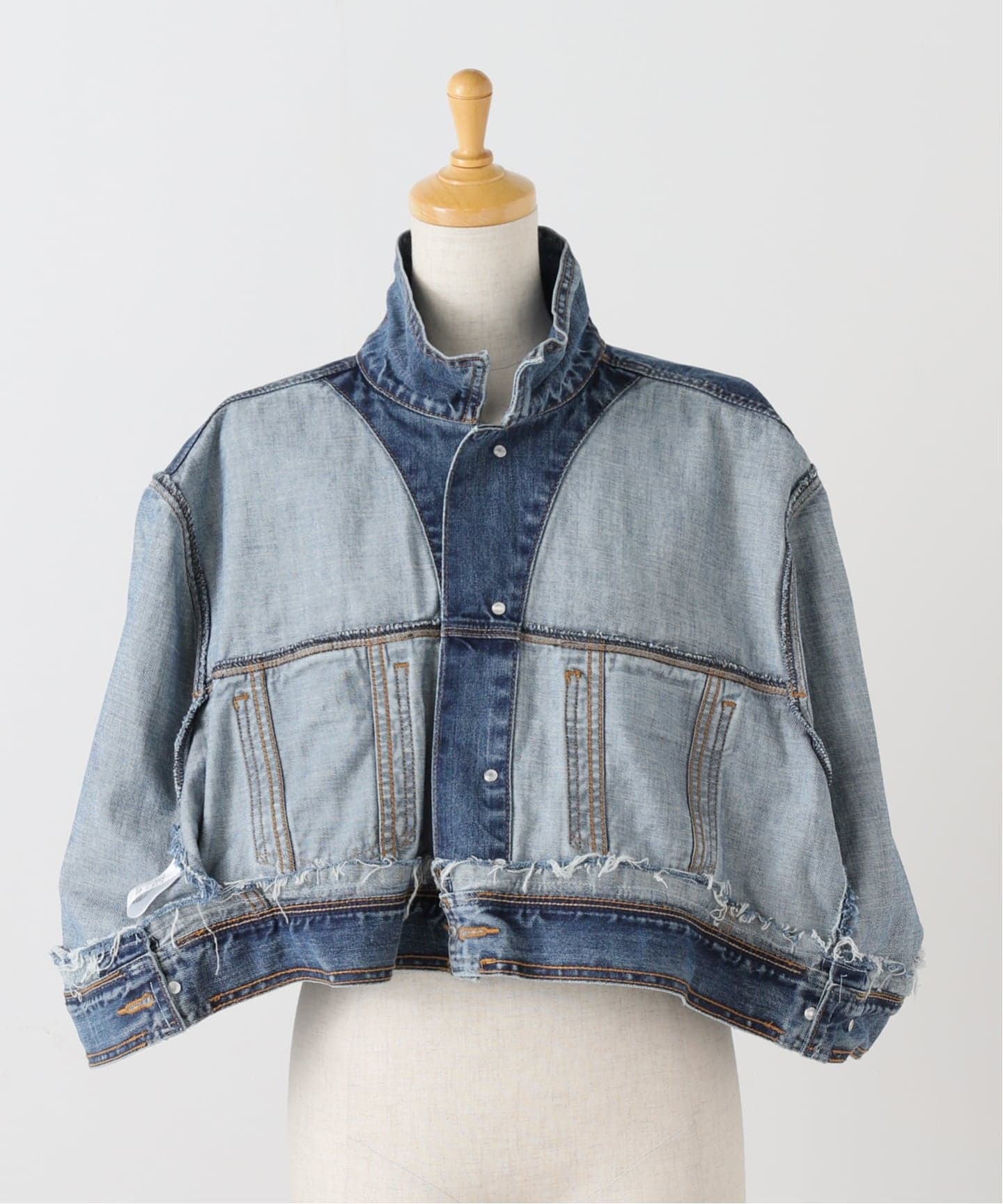 リメイクデニムケープ（その他ブルゾン／アウター）｜Bonum（ボナム